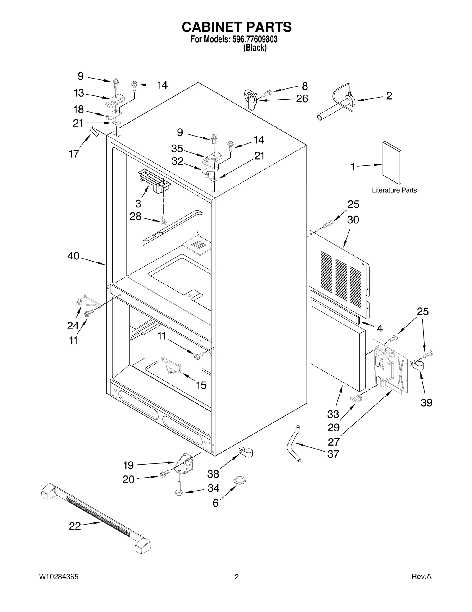 CABINET PARTS