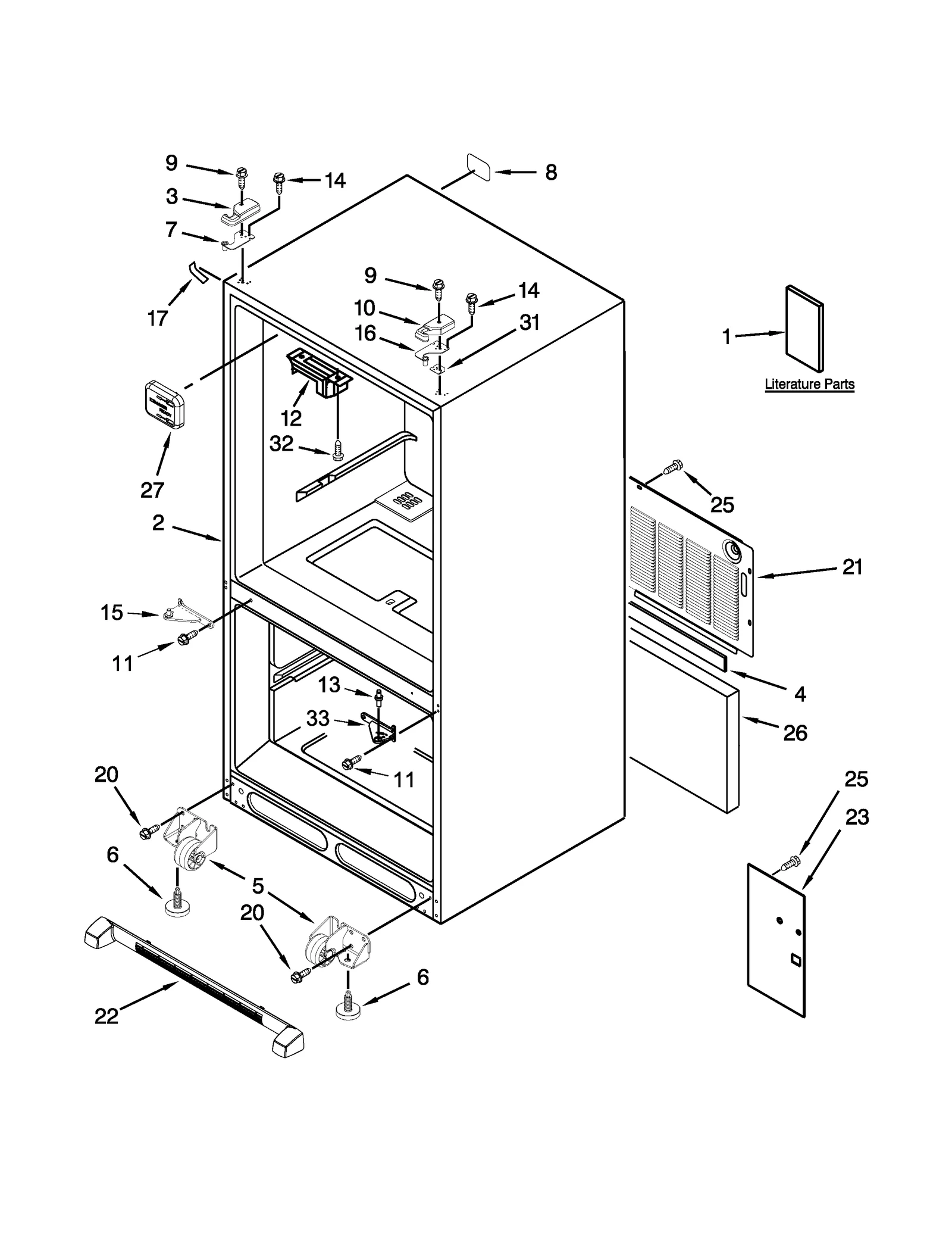 CABINET PARTS