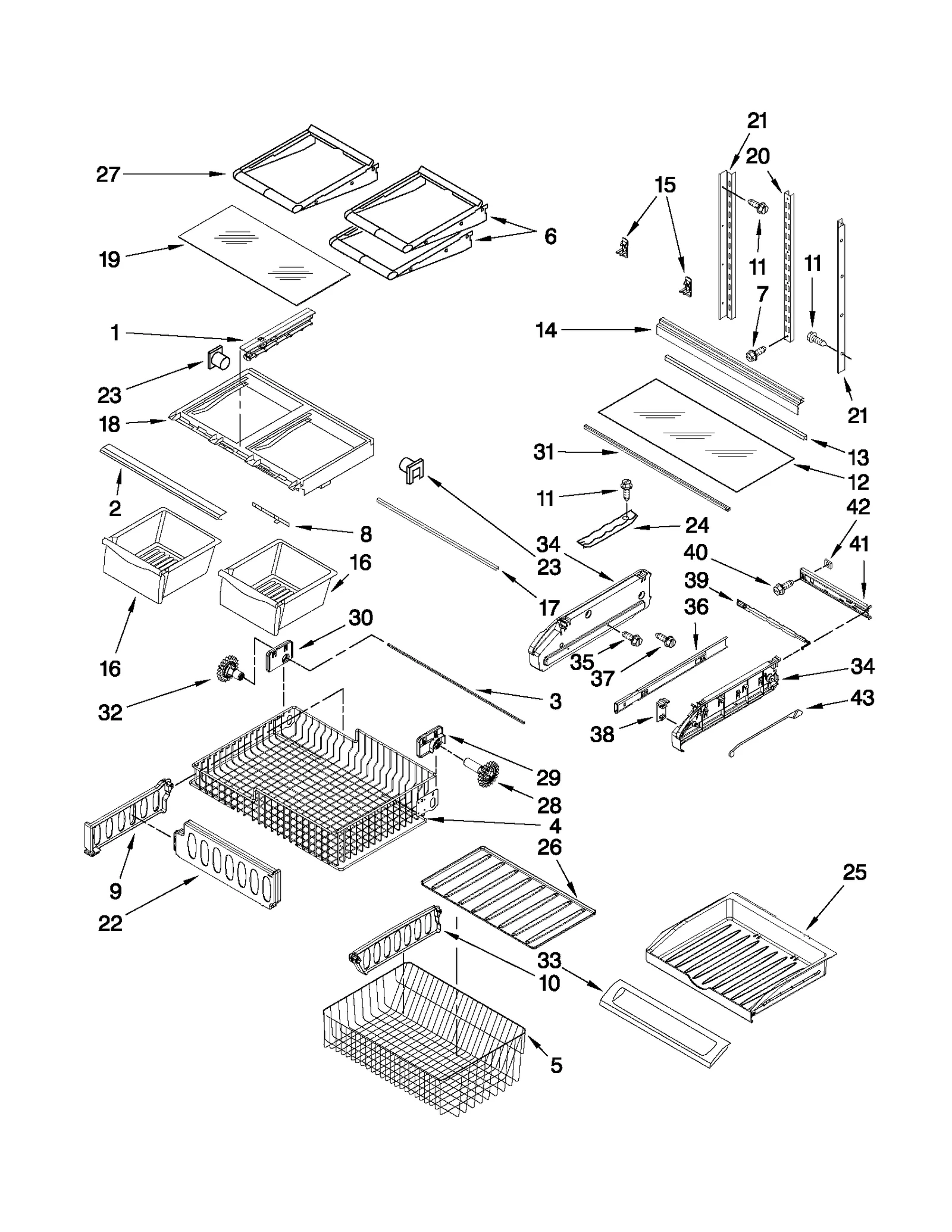SHELF PARTS