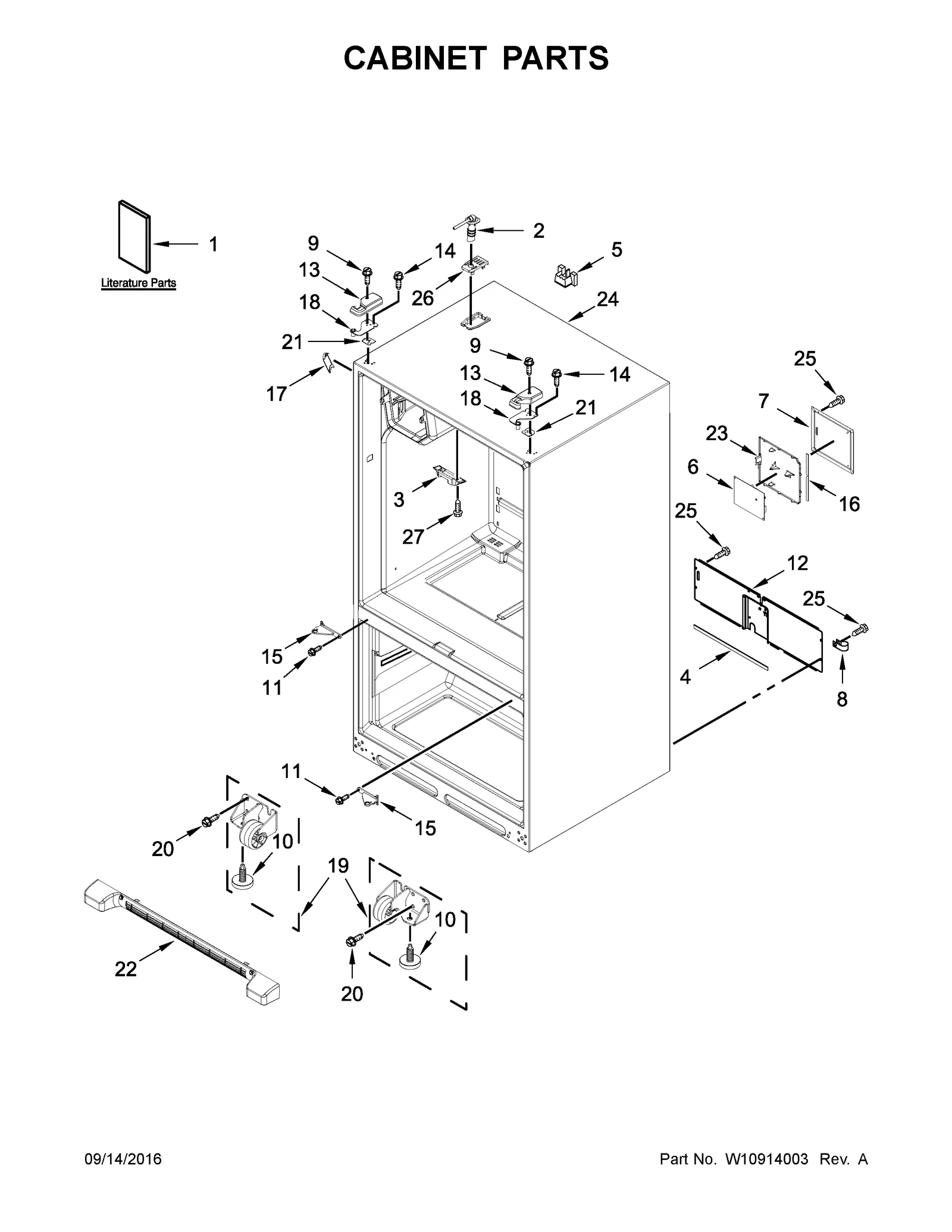 CABINET PARTS