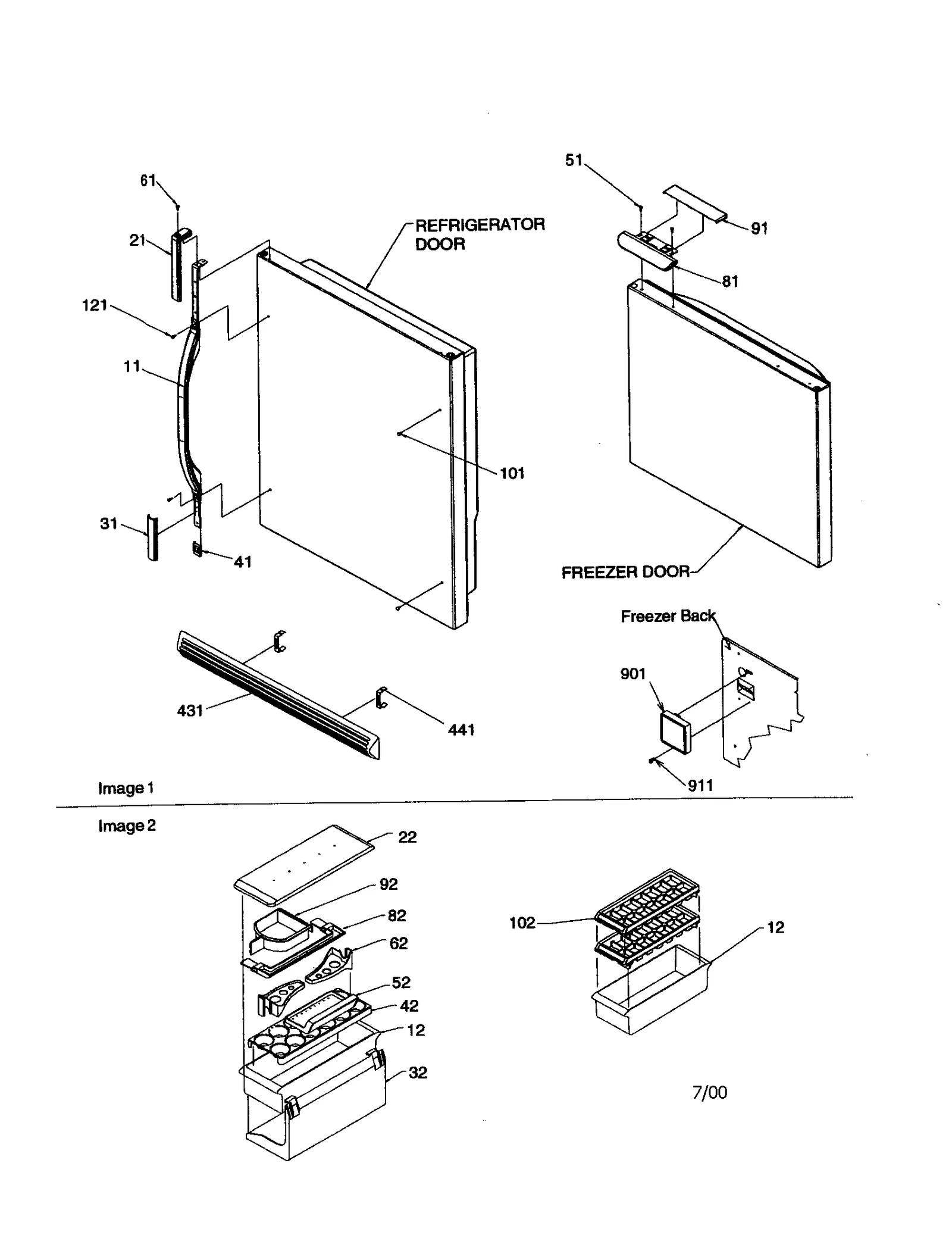 DOOR, HANDLES AND ACCESSORIES