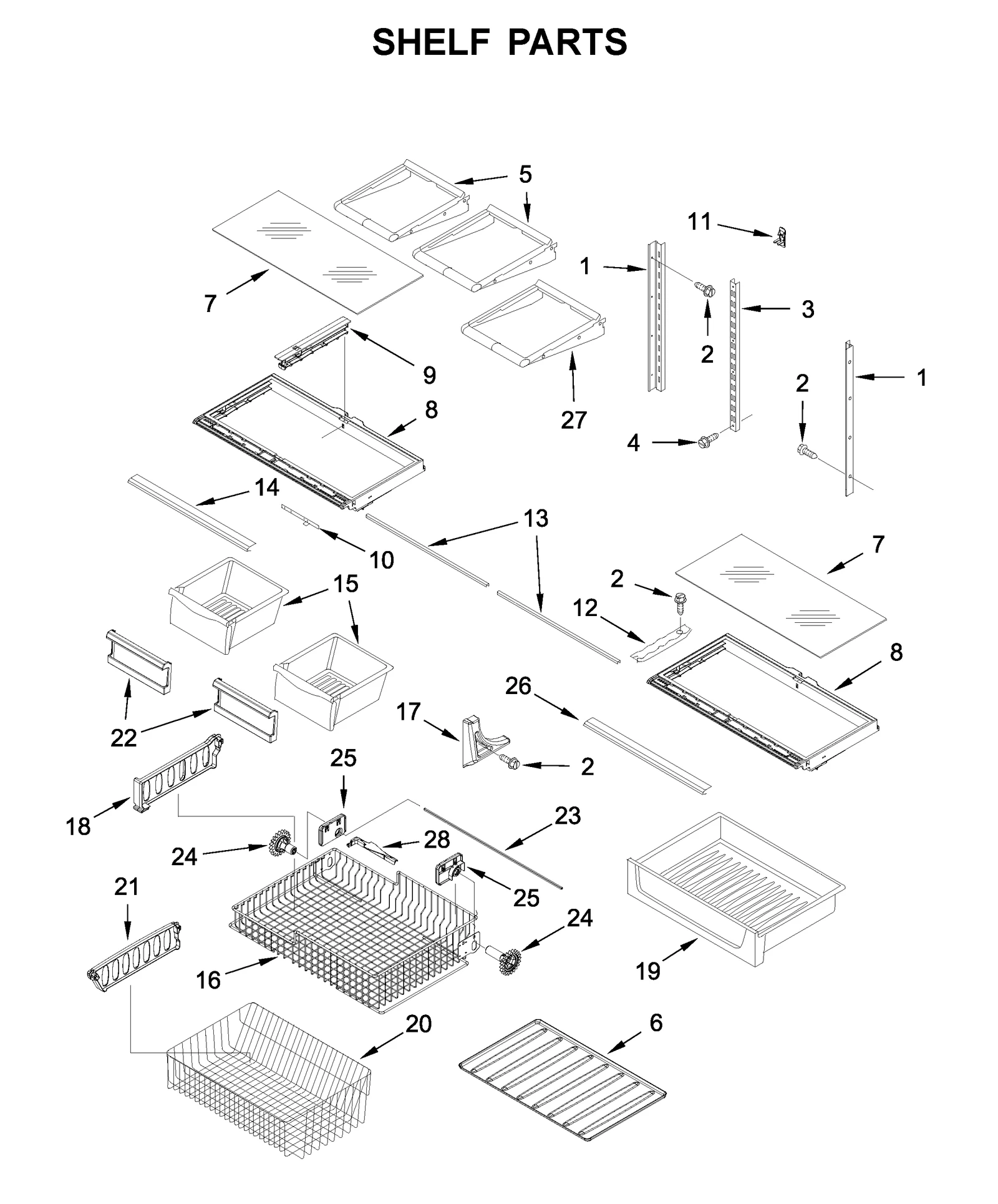 SHELF PARTS