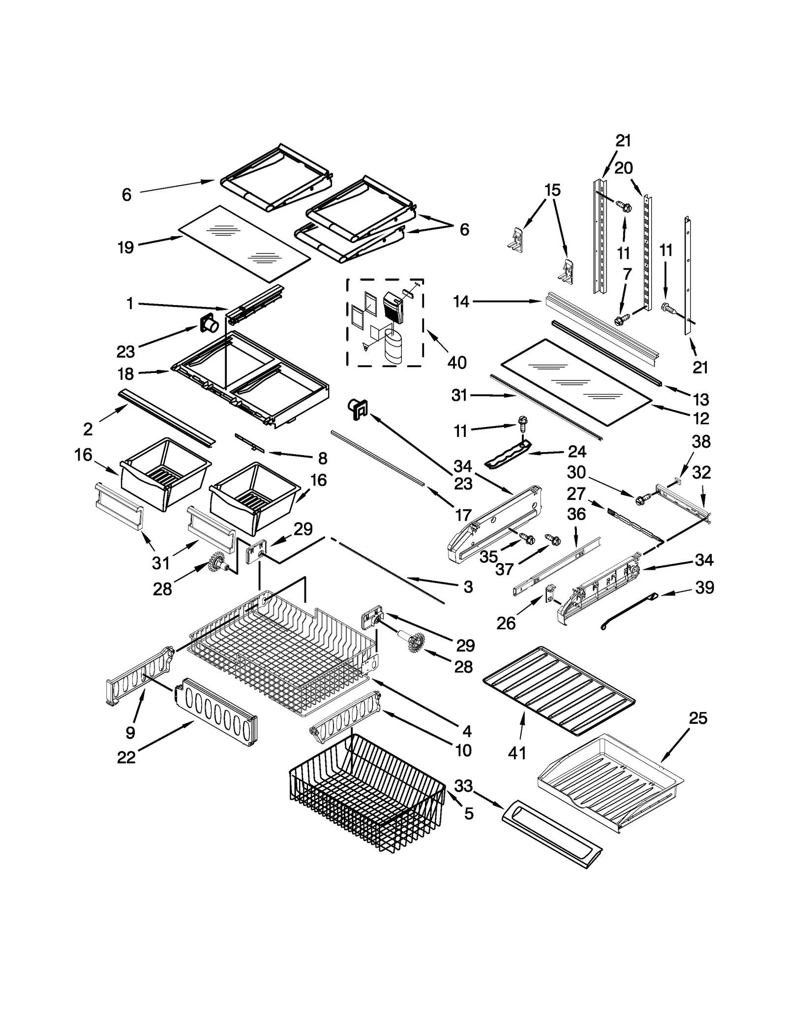 SHELF PARTS