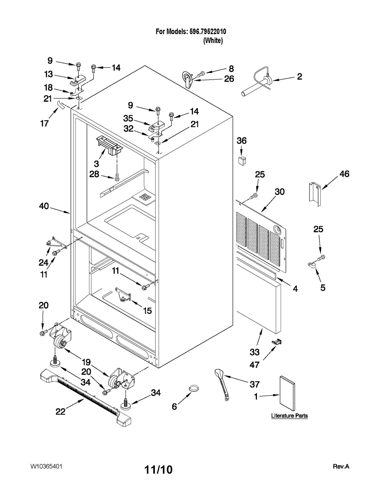 CABINET PARTS