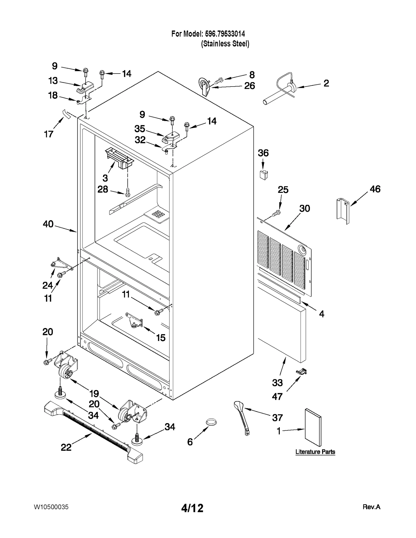CABINET PARTS