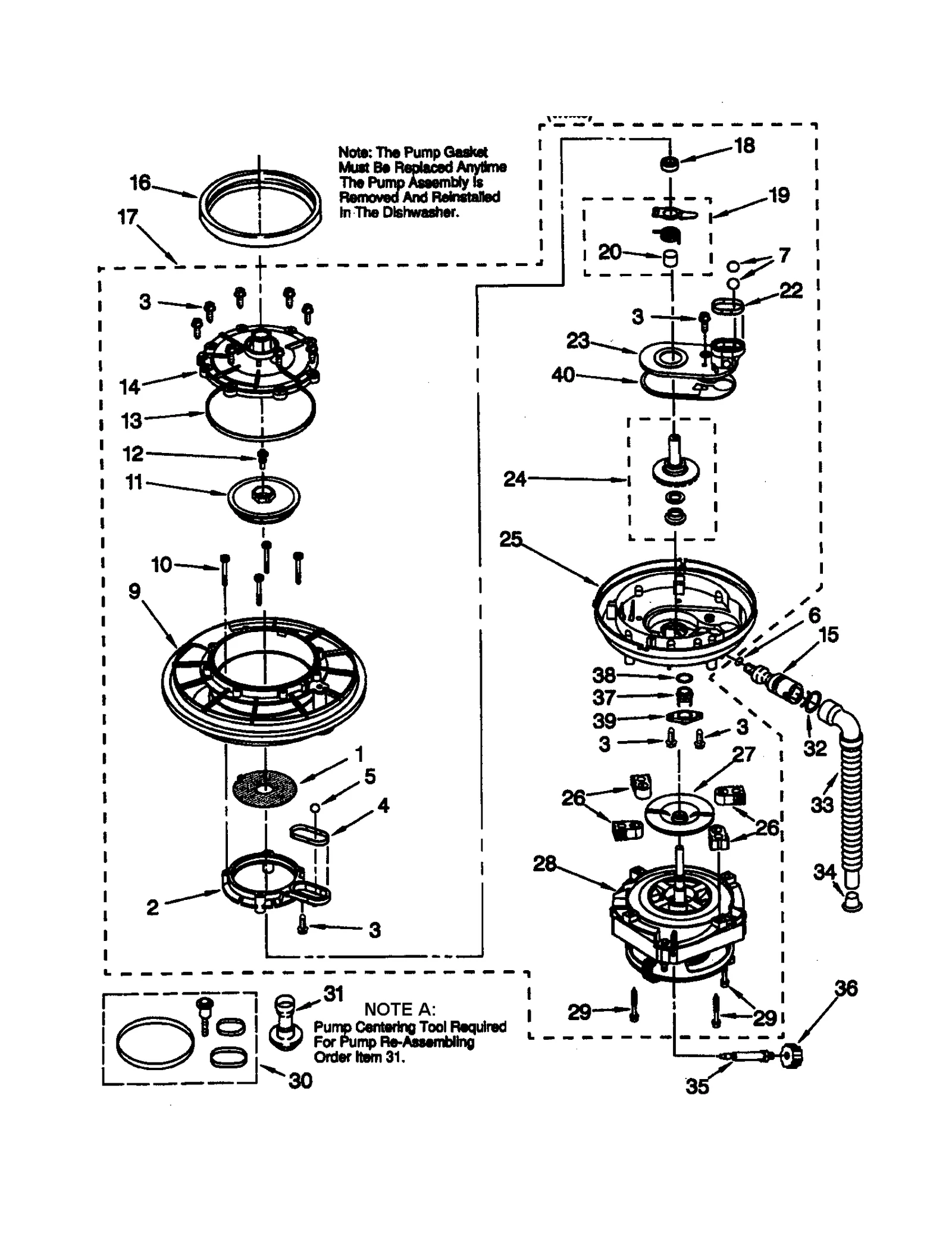 PUMP AND MOTOR