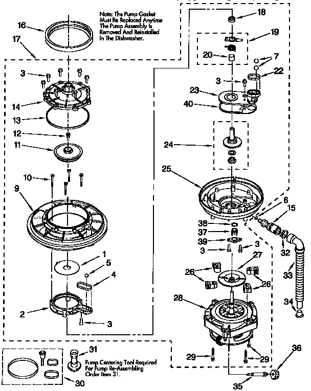 PUMP AND MOTOR