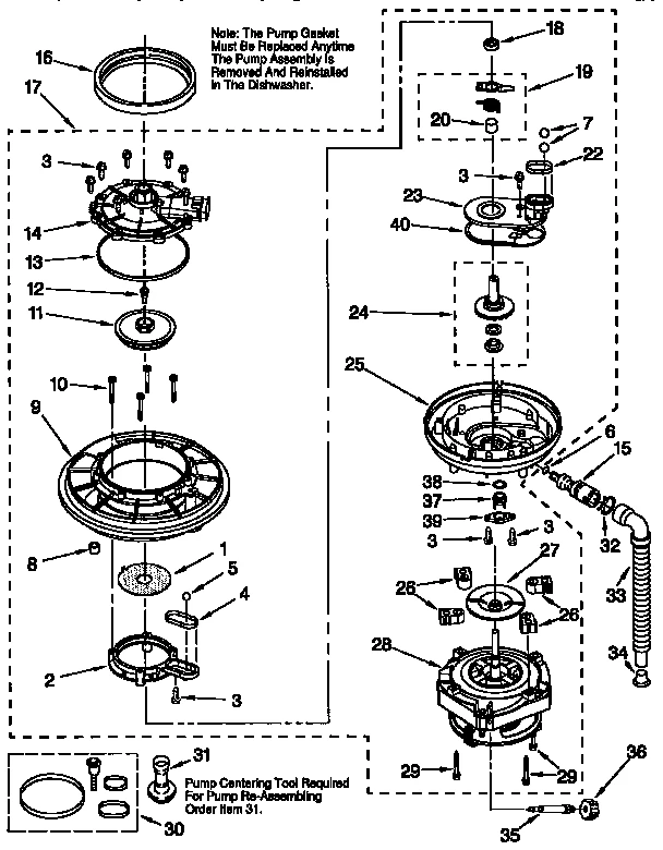 PUMP AND MOTOR