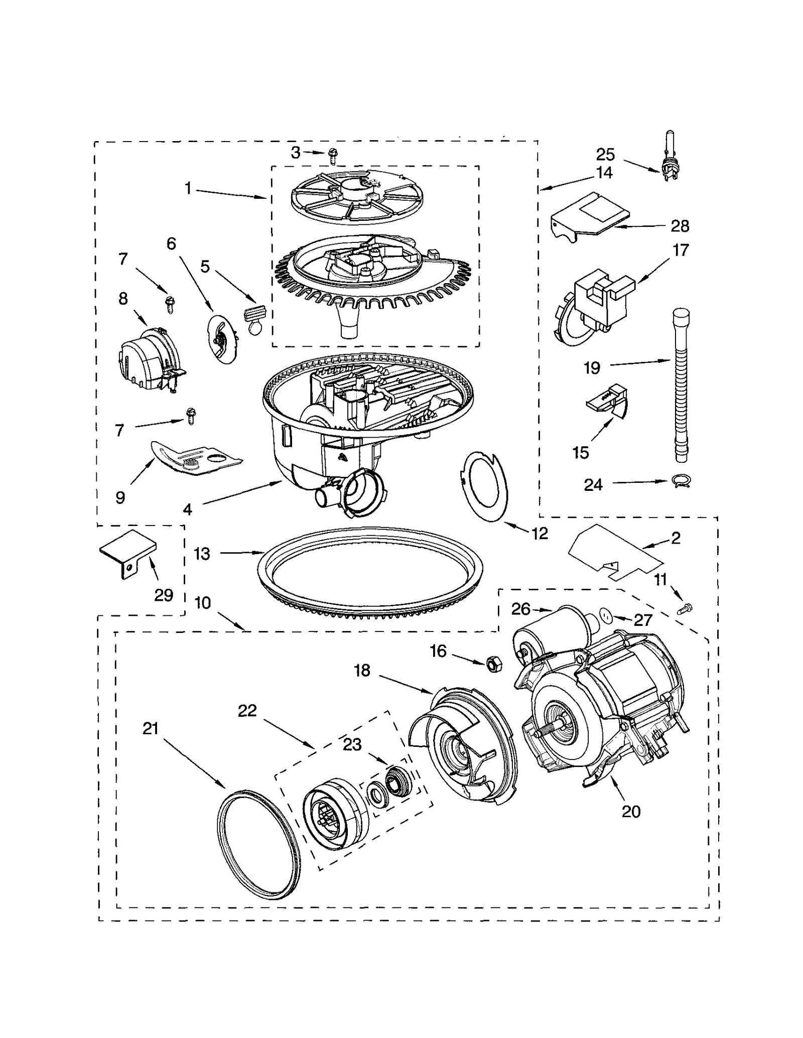 PUMP AND MOTOR