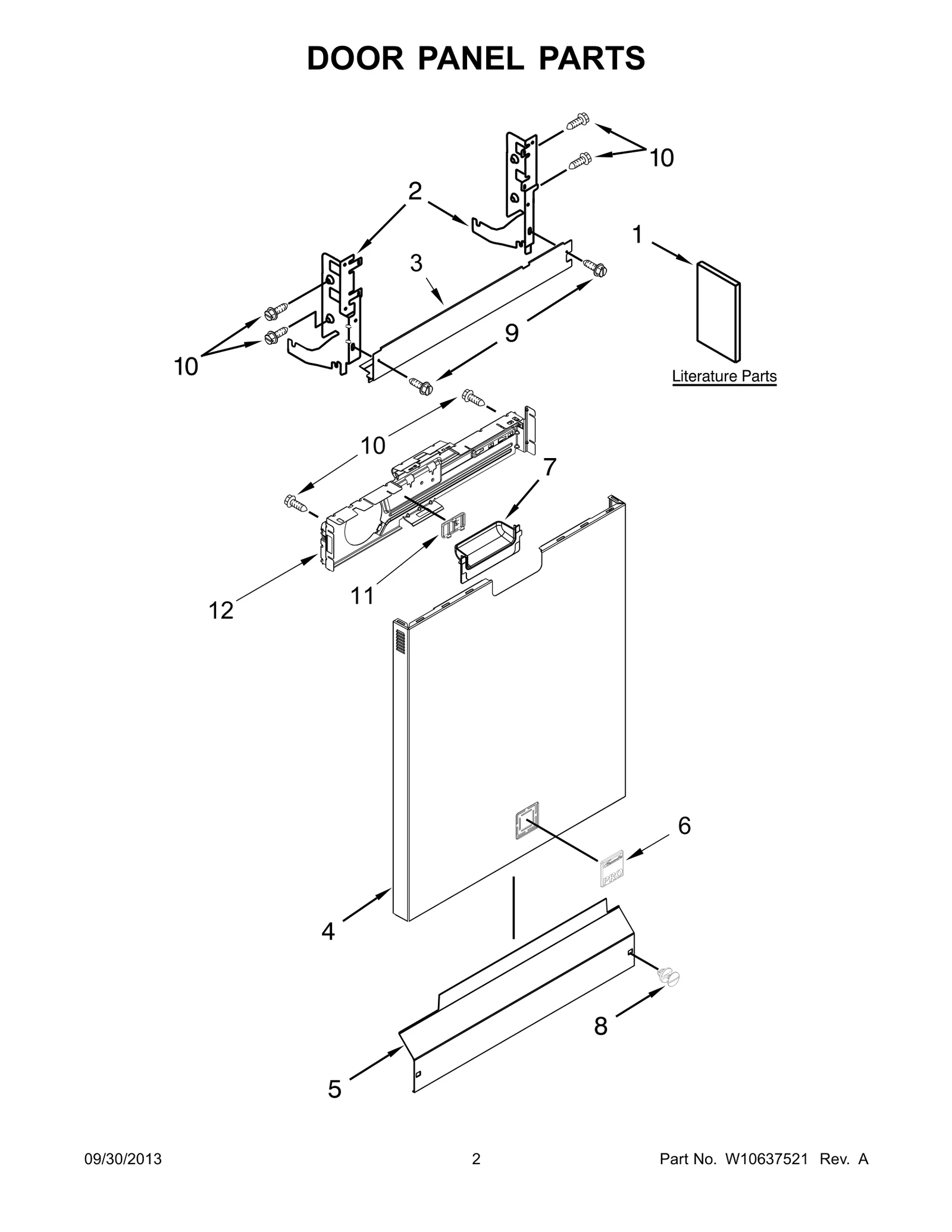 DOOR PANEL PARTS