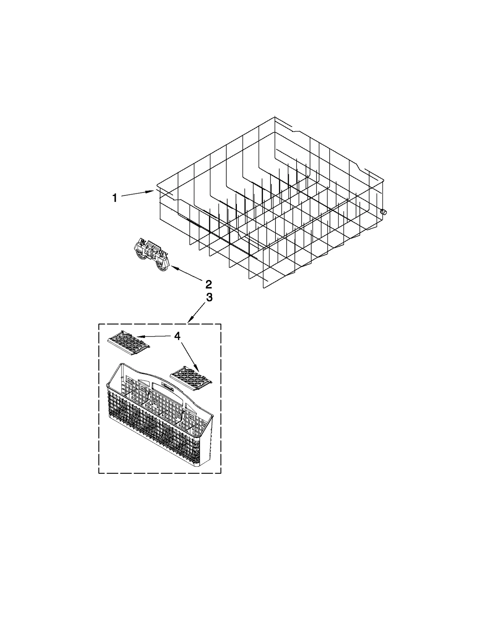 LOWER RACK PARTS