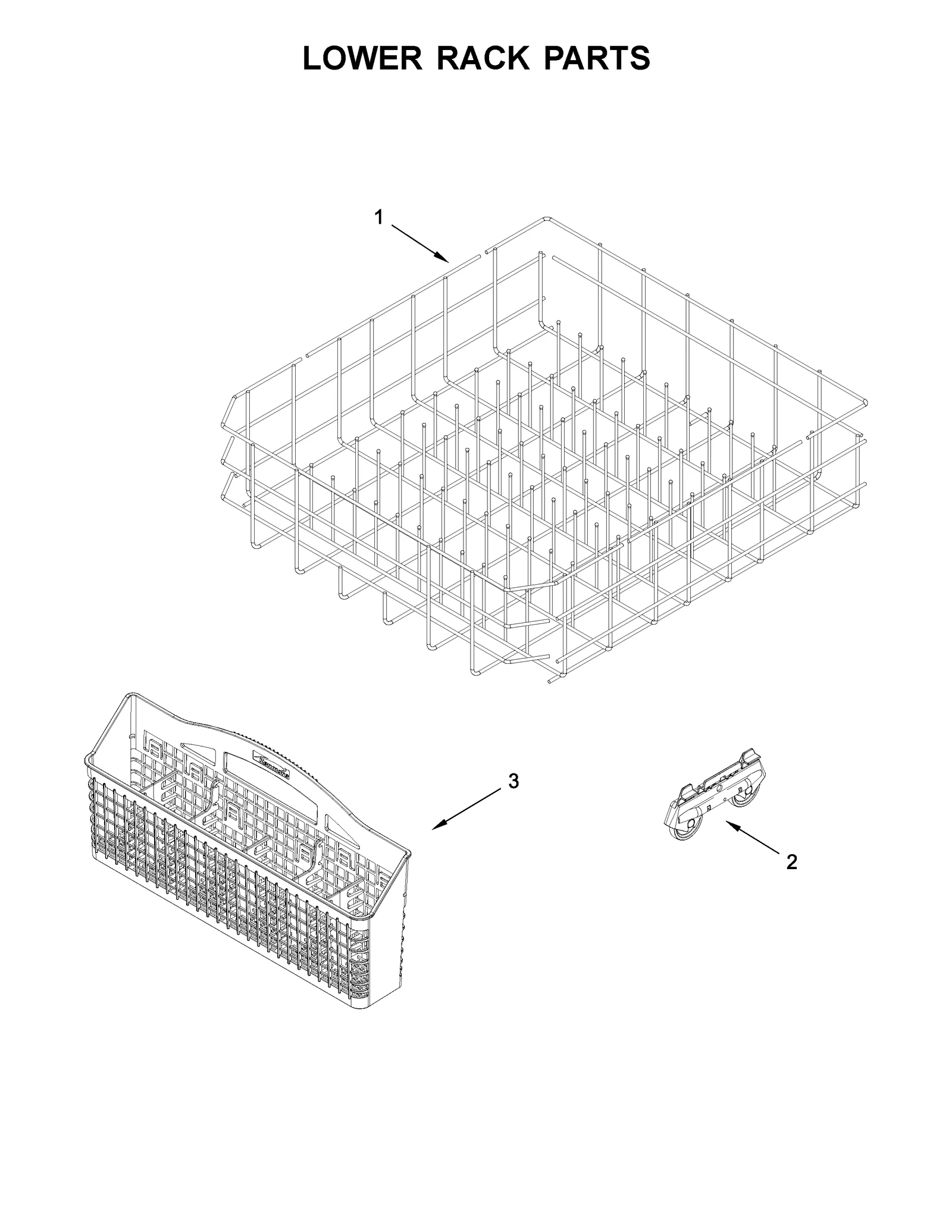 LOWER RACK PARTS