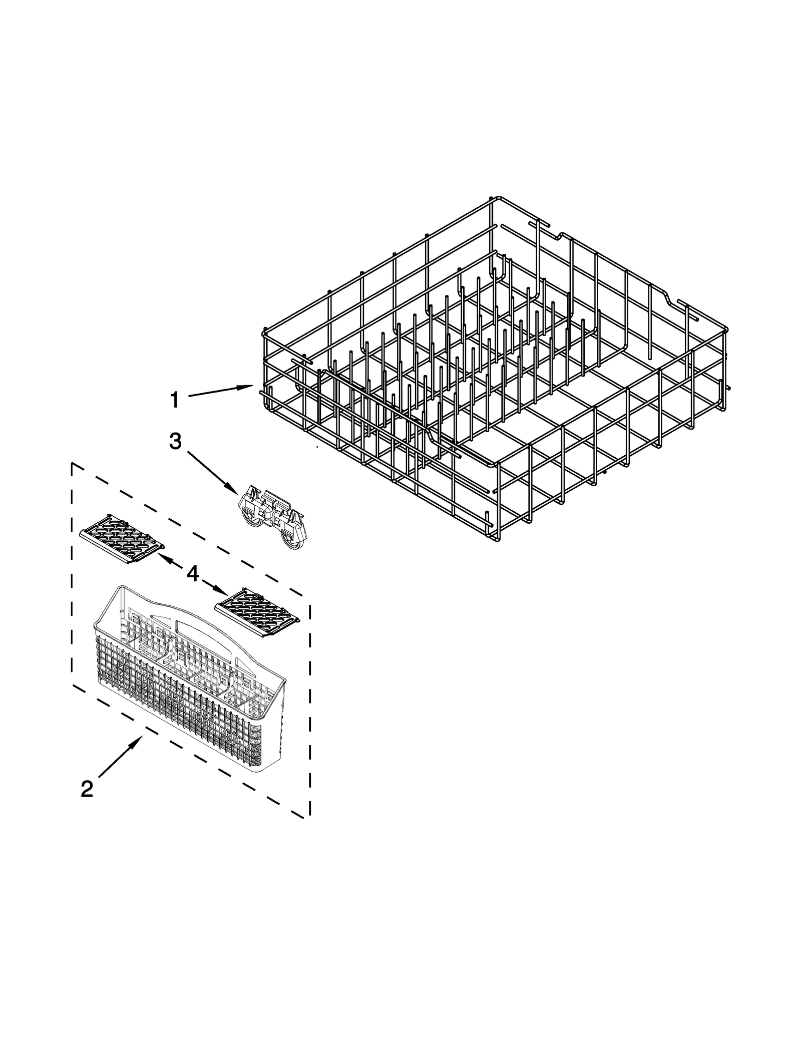 LOWER RACK PARTS