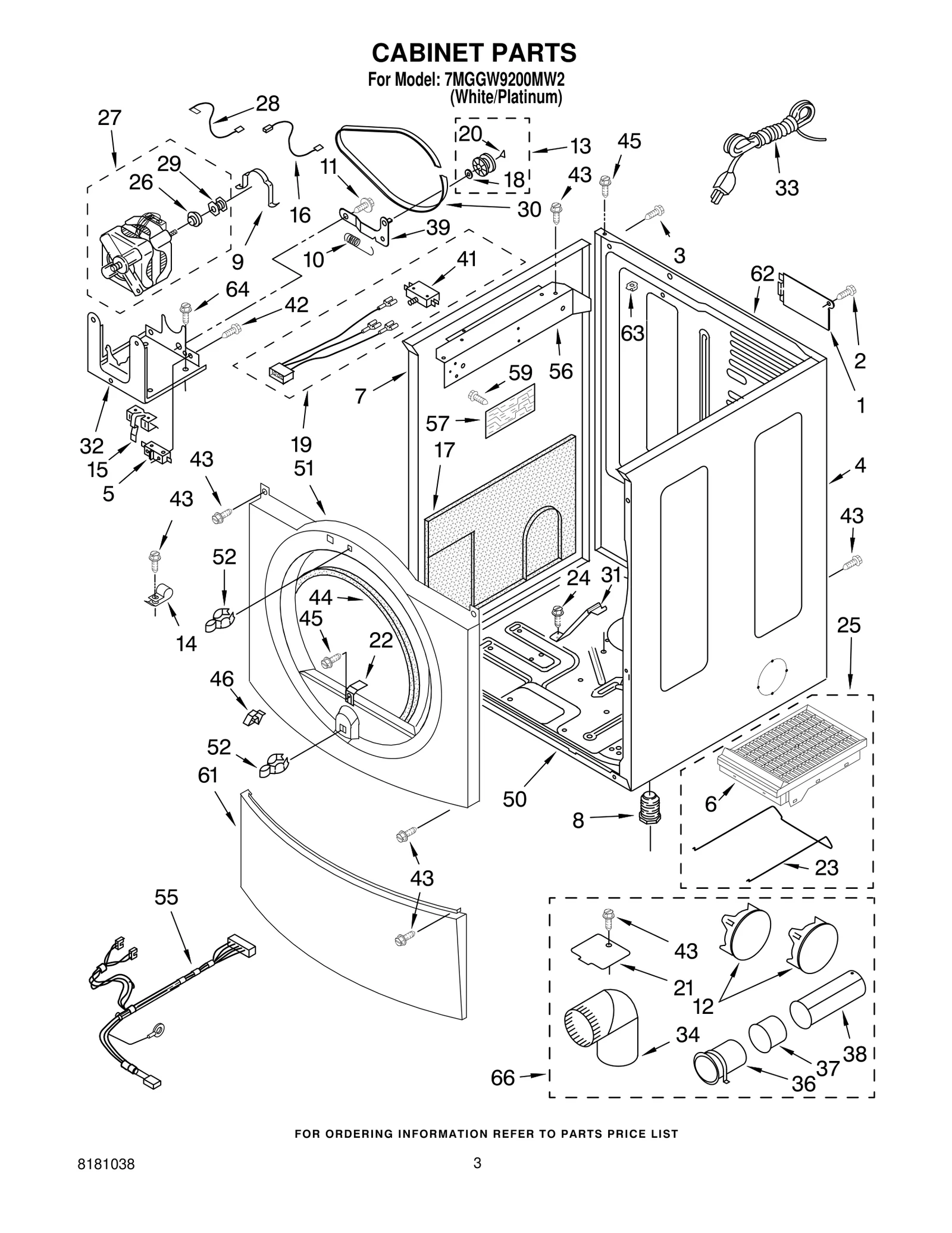 CABINET PARTS