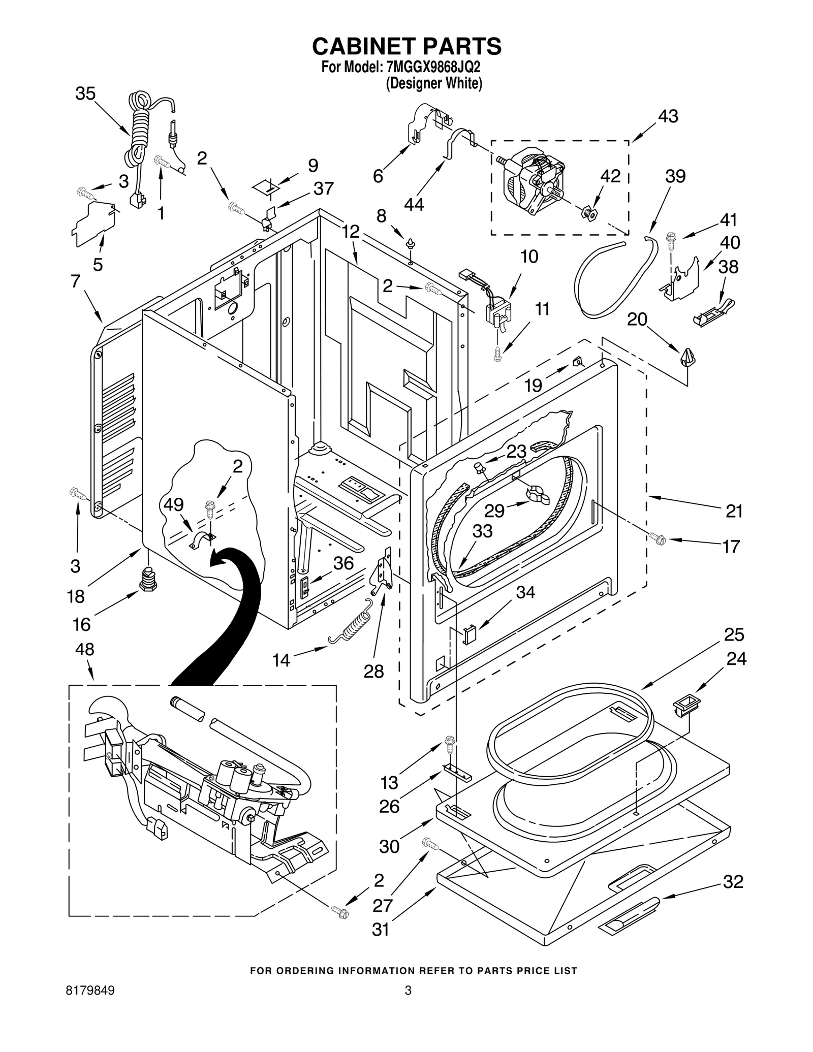 CABINET PARTS