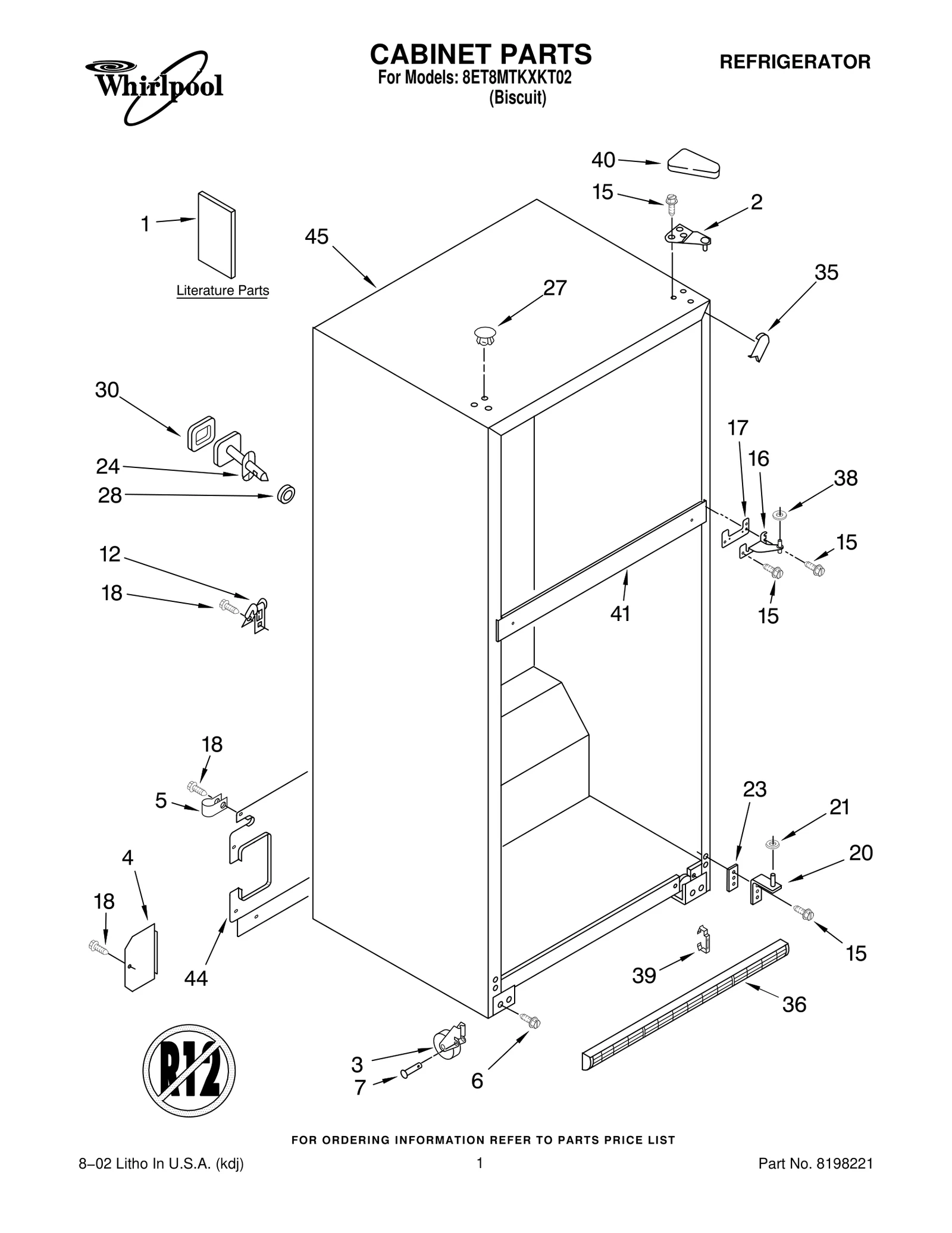 CABINET PARTS