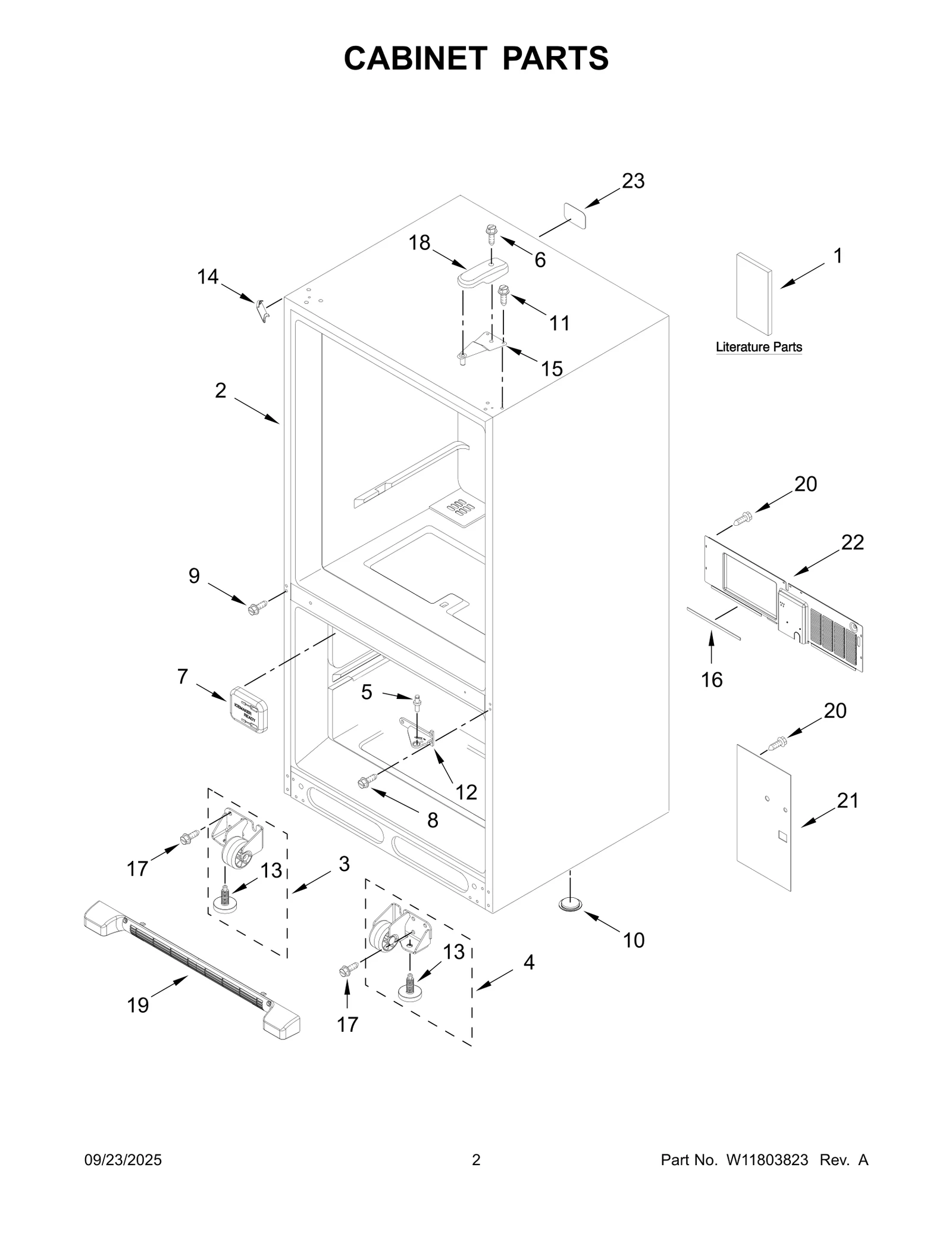 CABINET PARTS