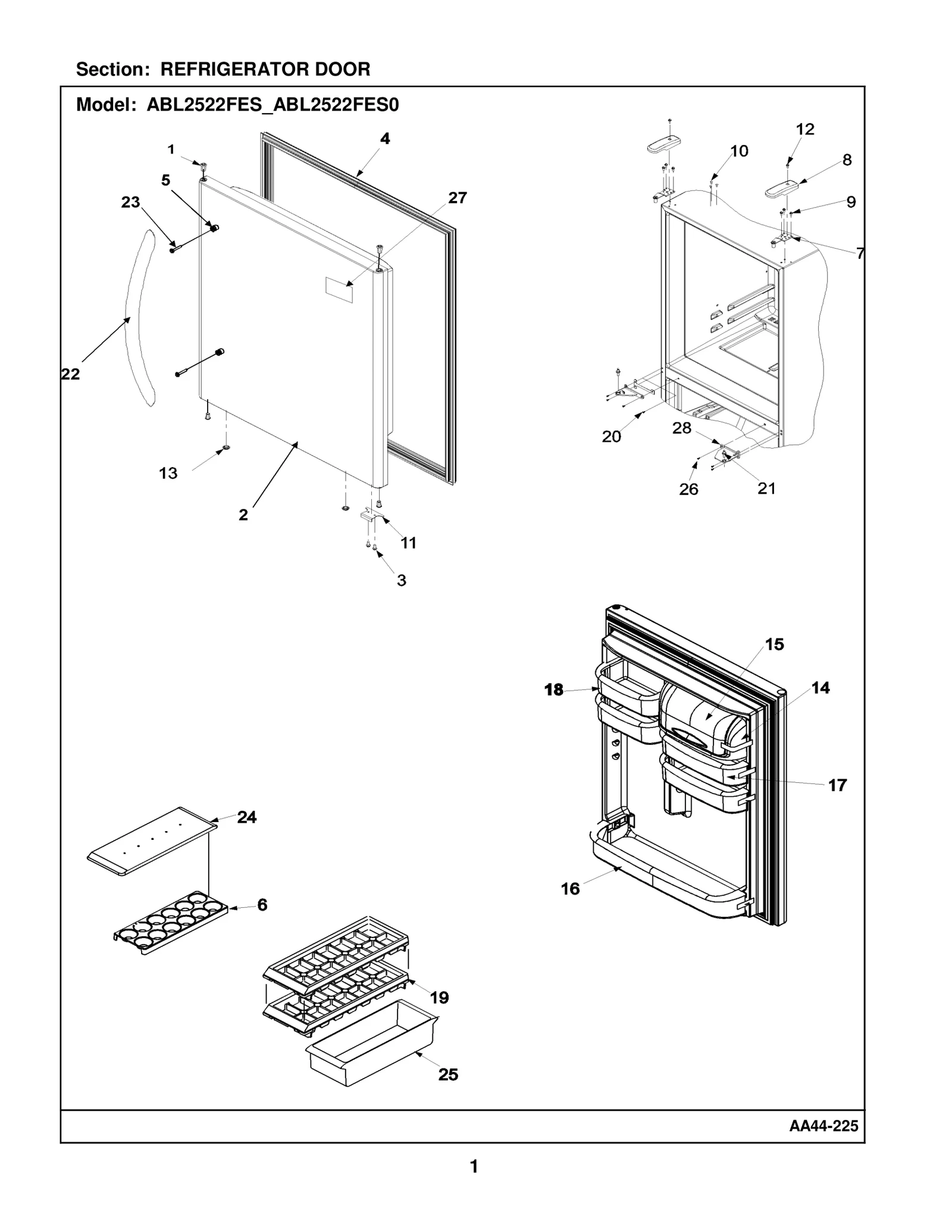 REFRIGERATOR DOOR