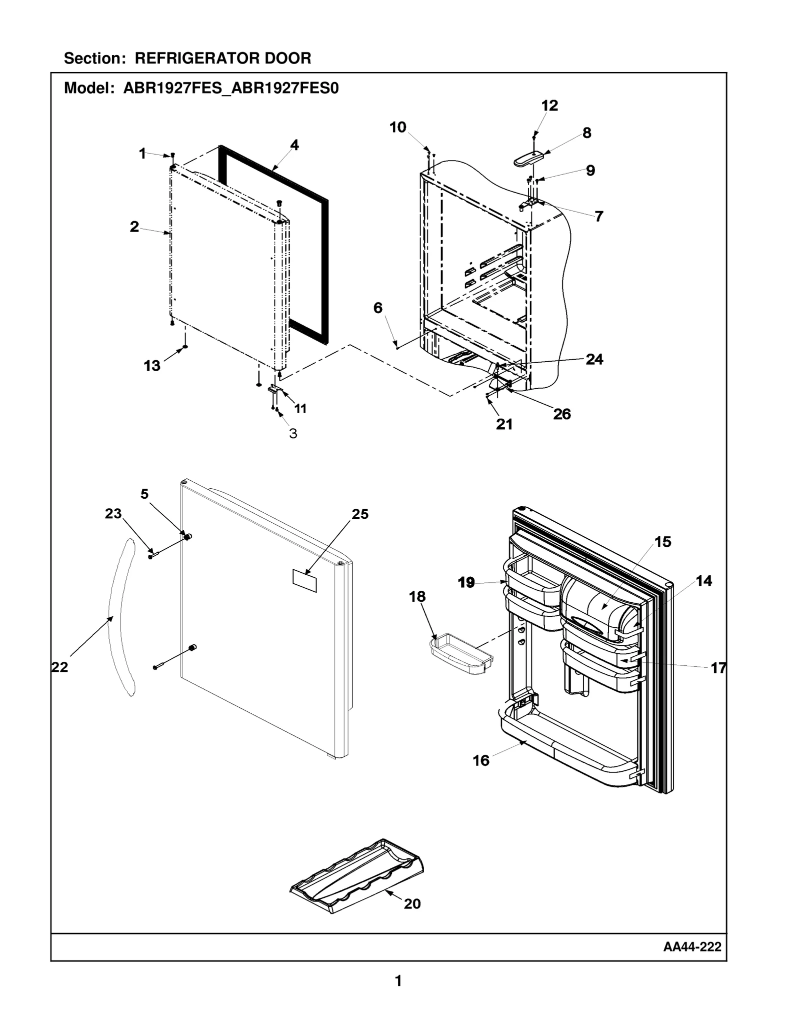 REFRIGERATOR DOOR