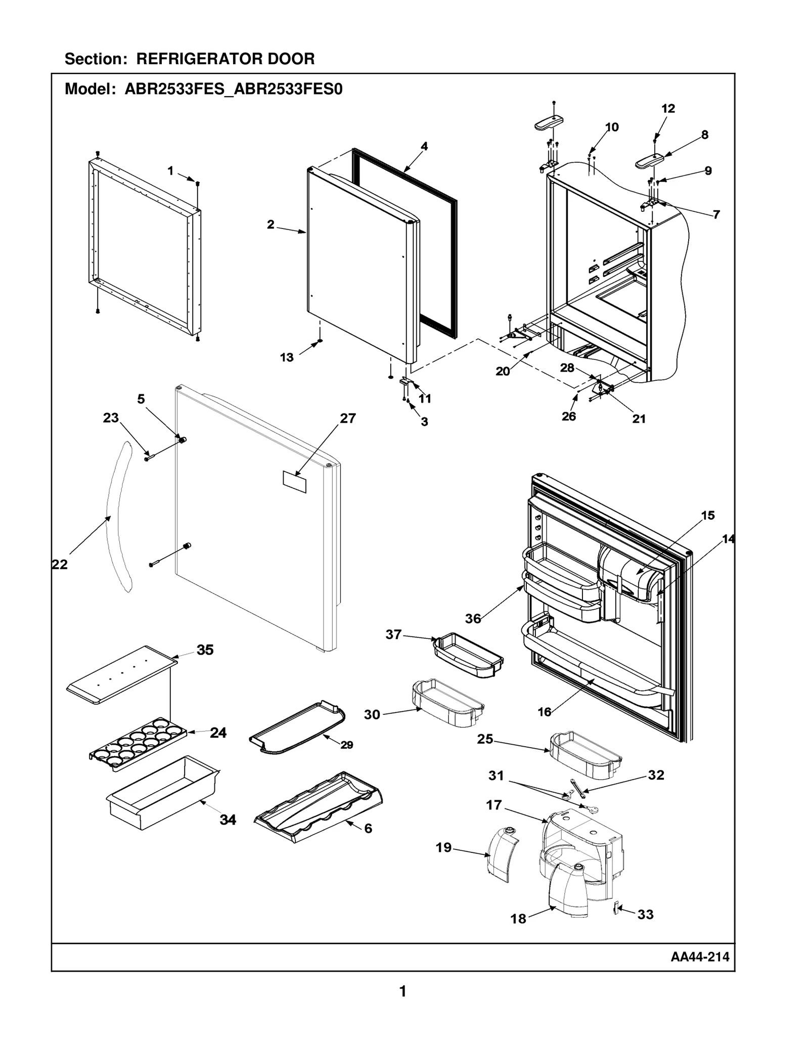 REFRIGERATOR DOOR