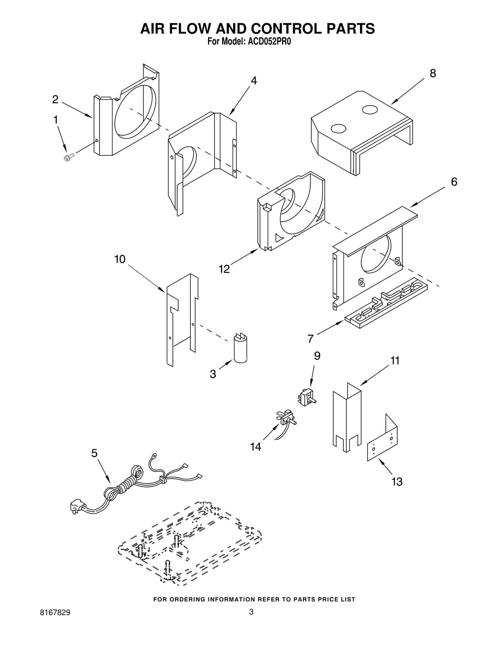 AIR FLOW AND CONTROL PARTS