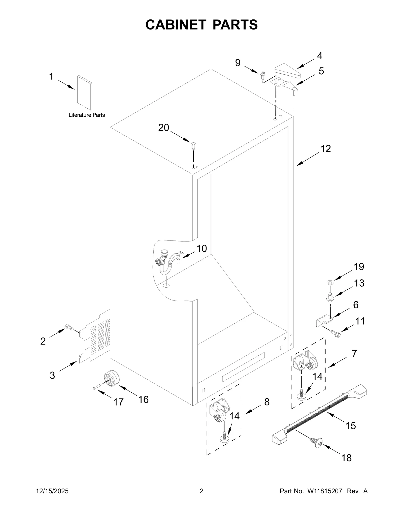 CABINET PARTS