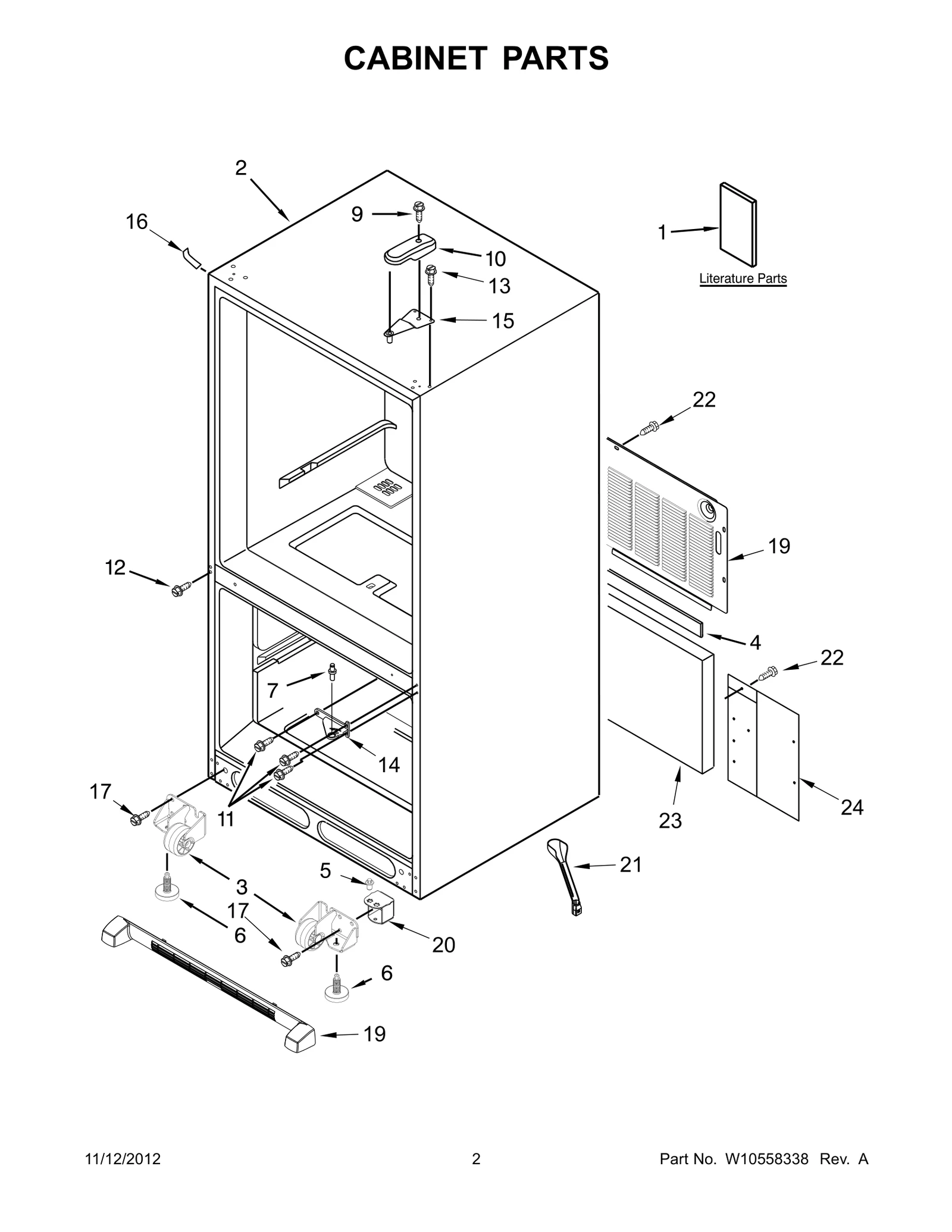 CABINET PARTS