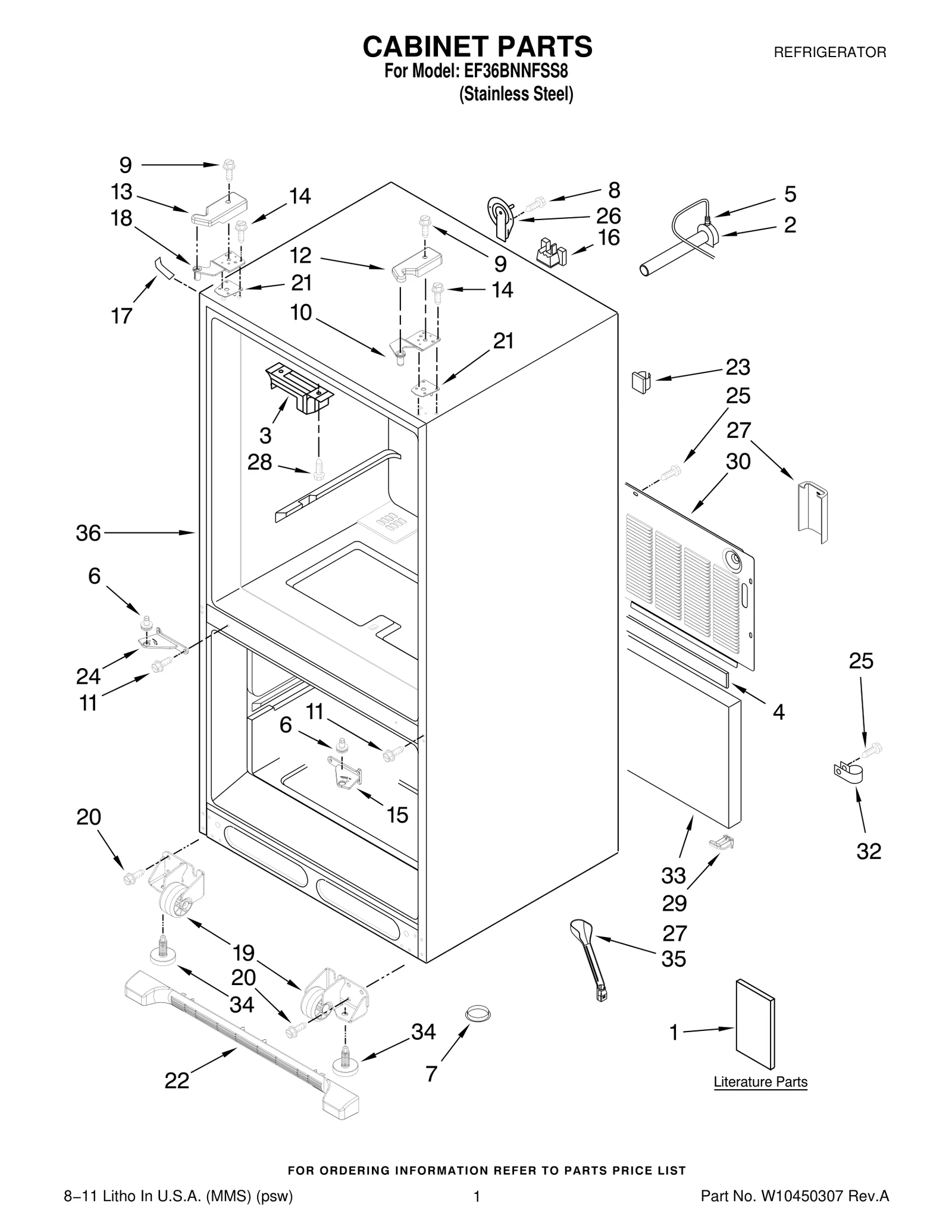 CABINET PARTS
