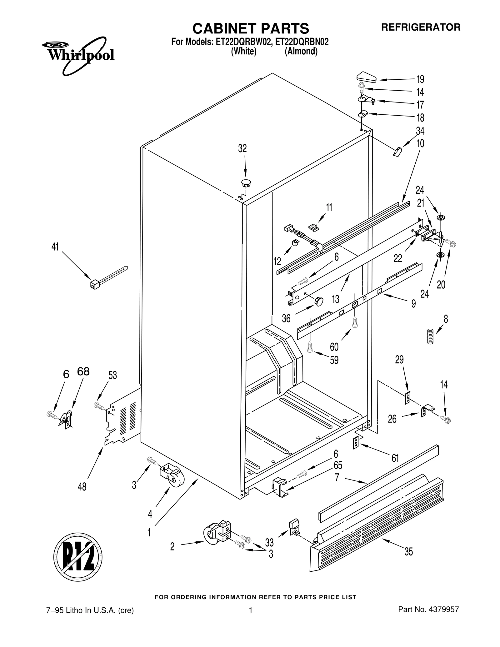 CABINET PARTS