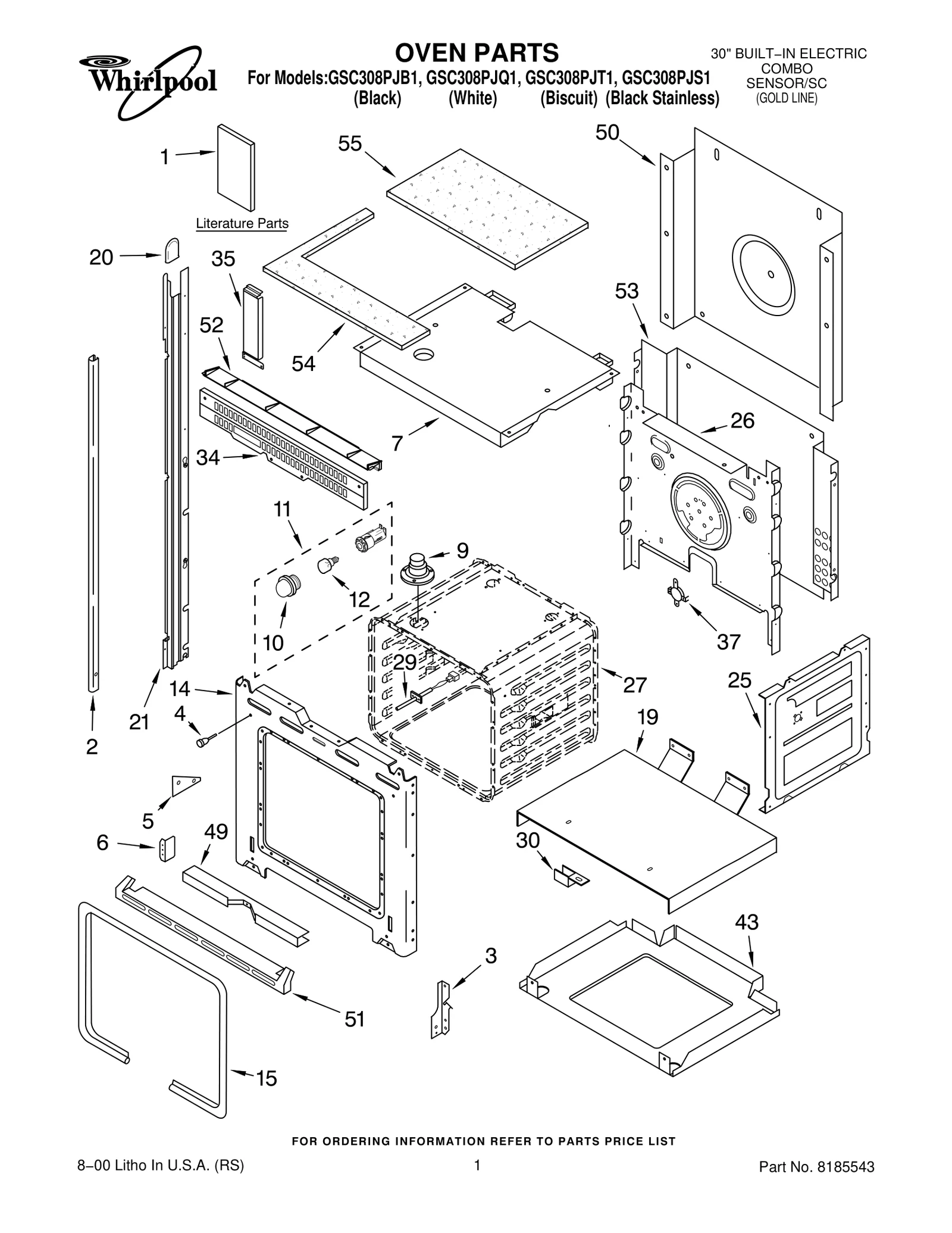 OVEN PARTS