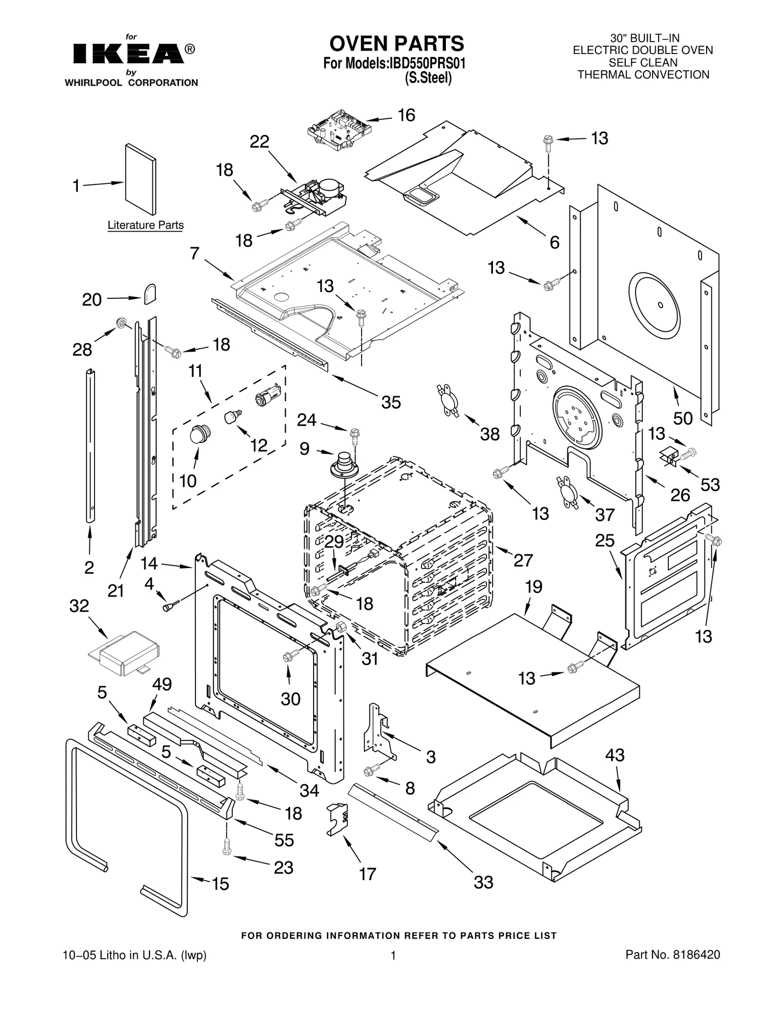OVEN PARTS