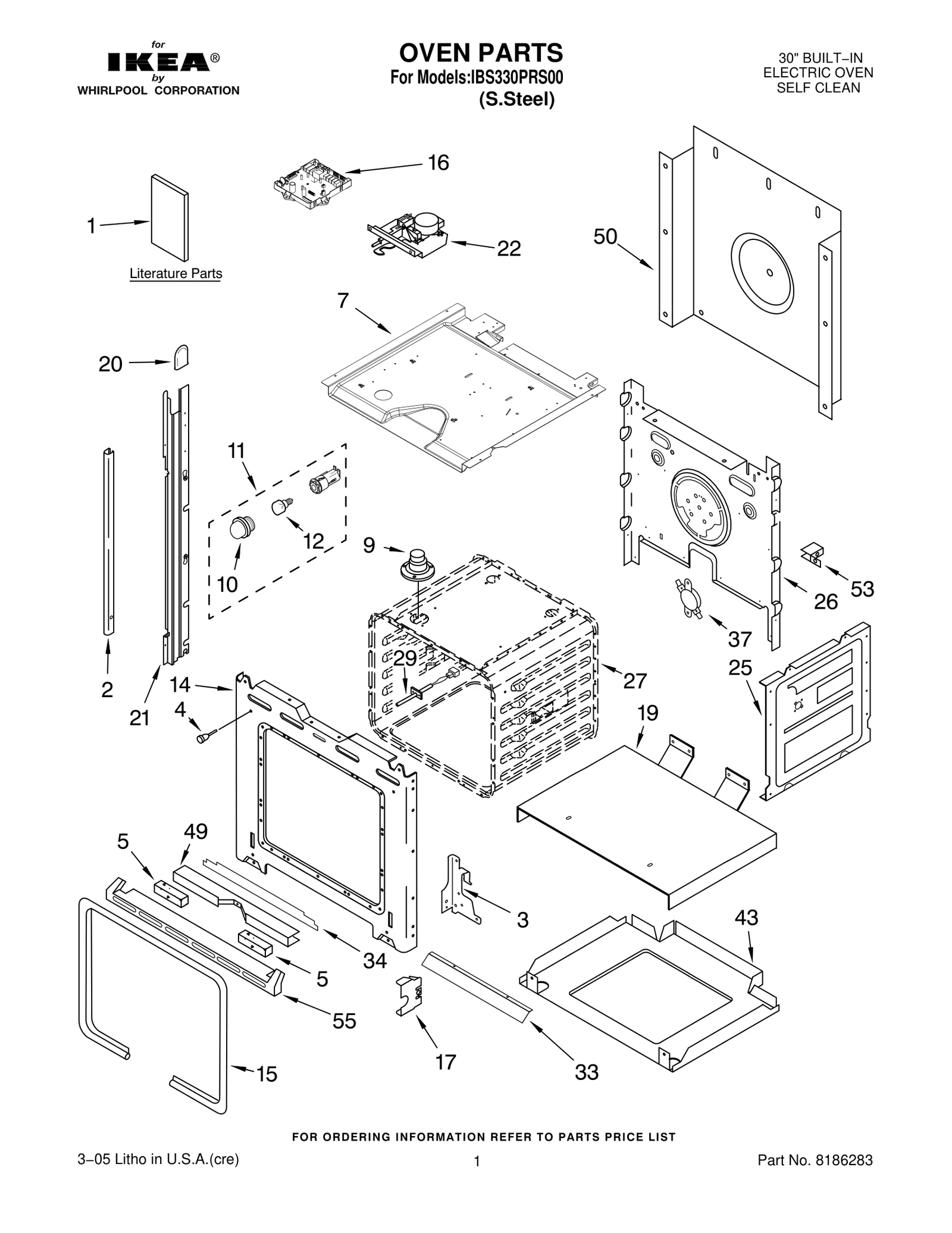 OVEN PARTS