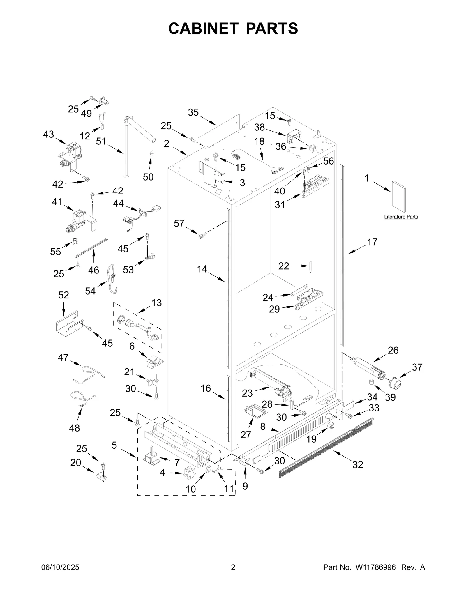 CABINET PARTS