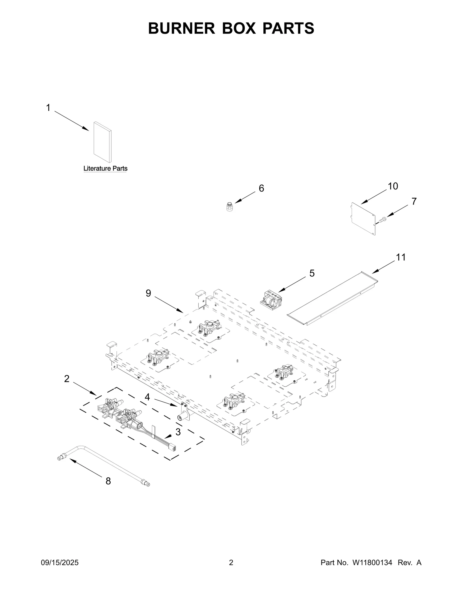 BURNER BOX PARTS