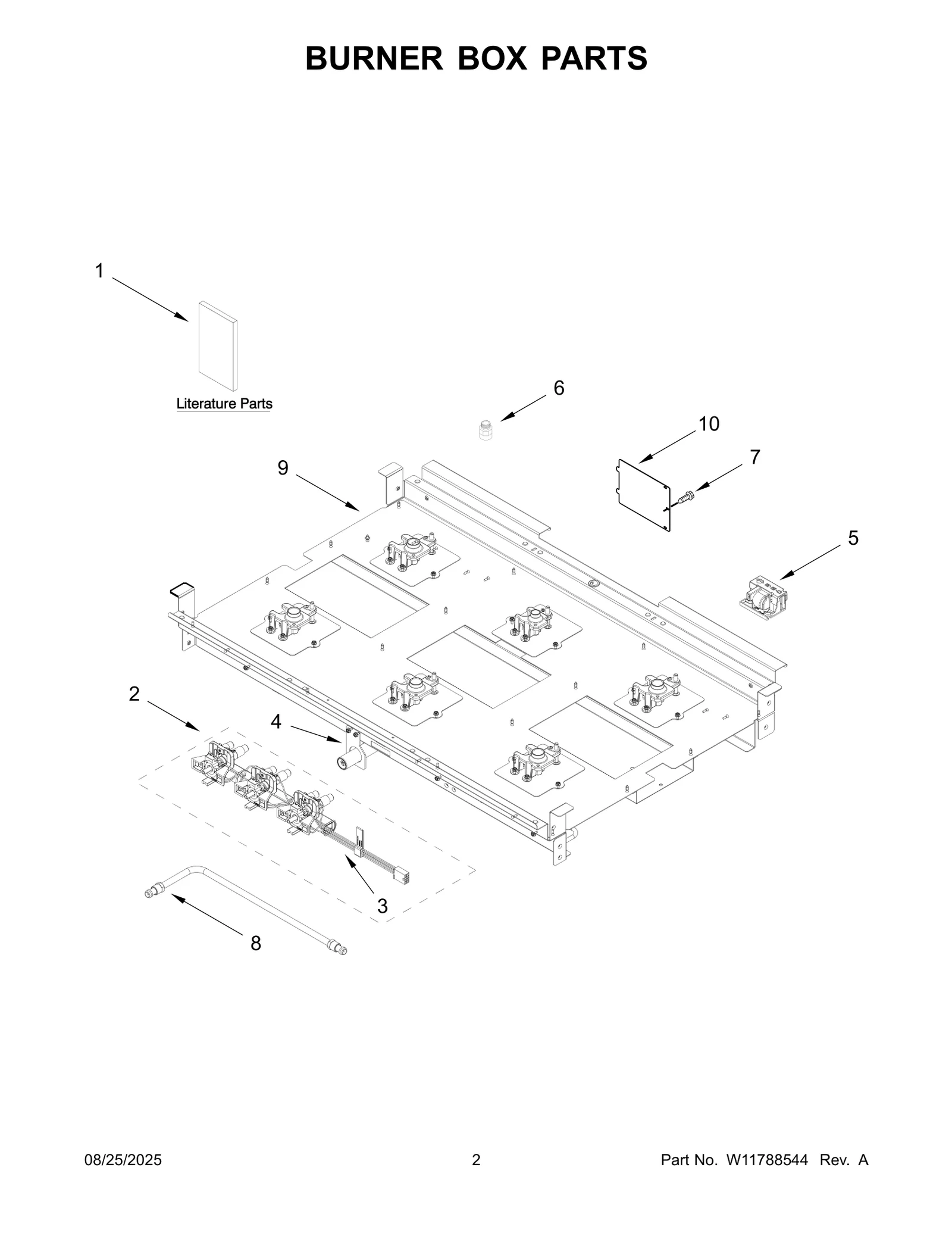 BURNER BOX PARTS