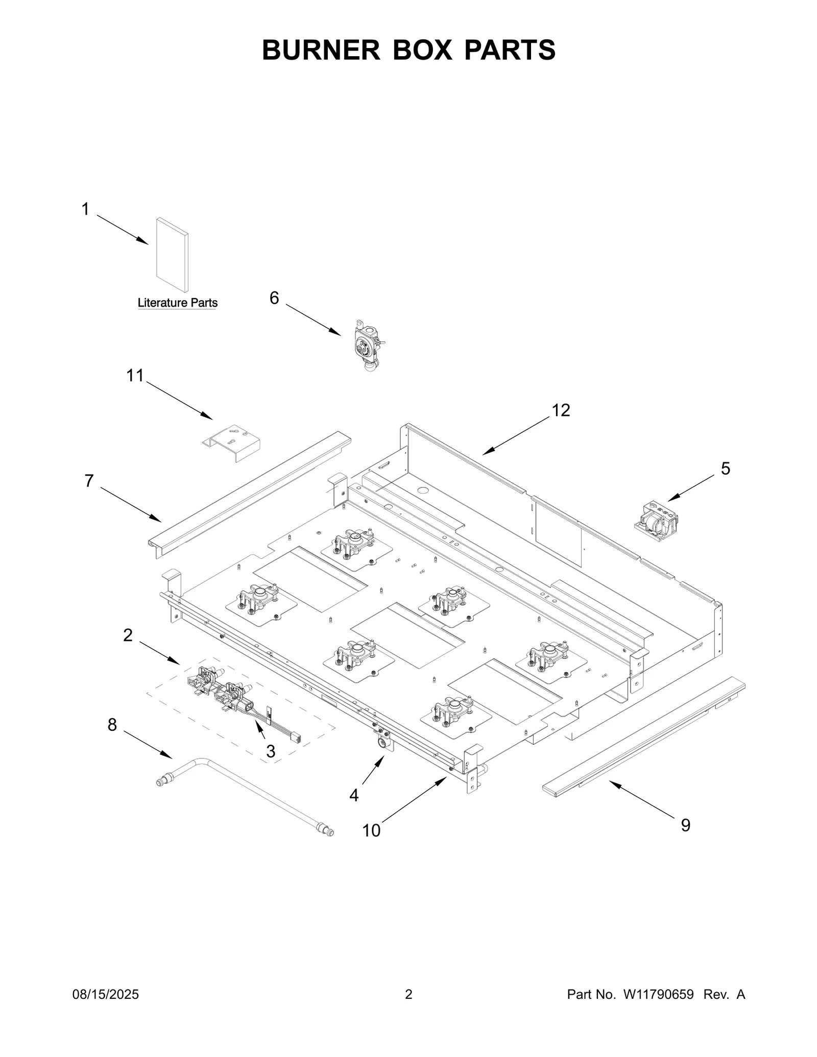 BURNER BOX PARTS