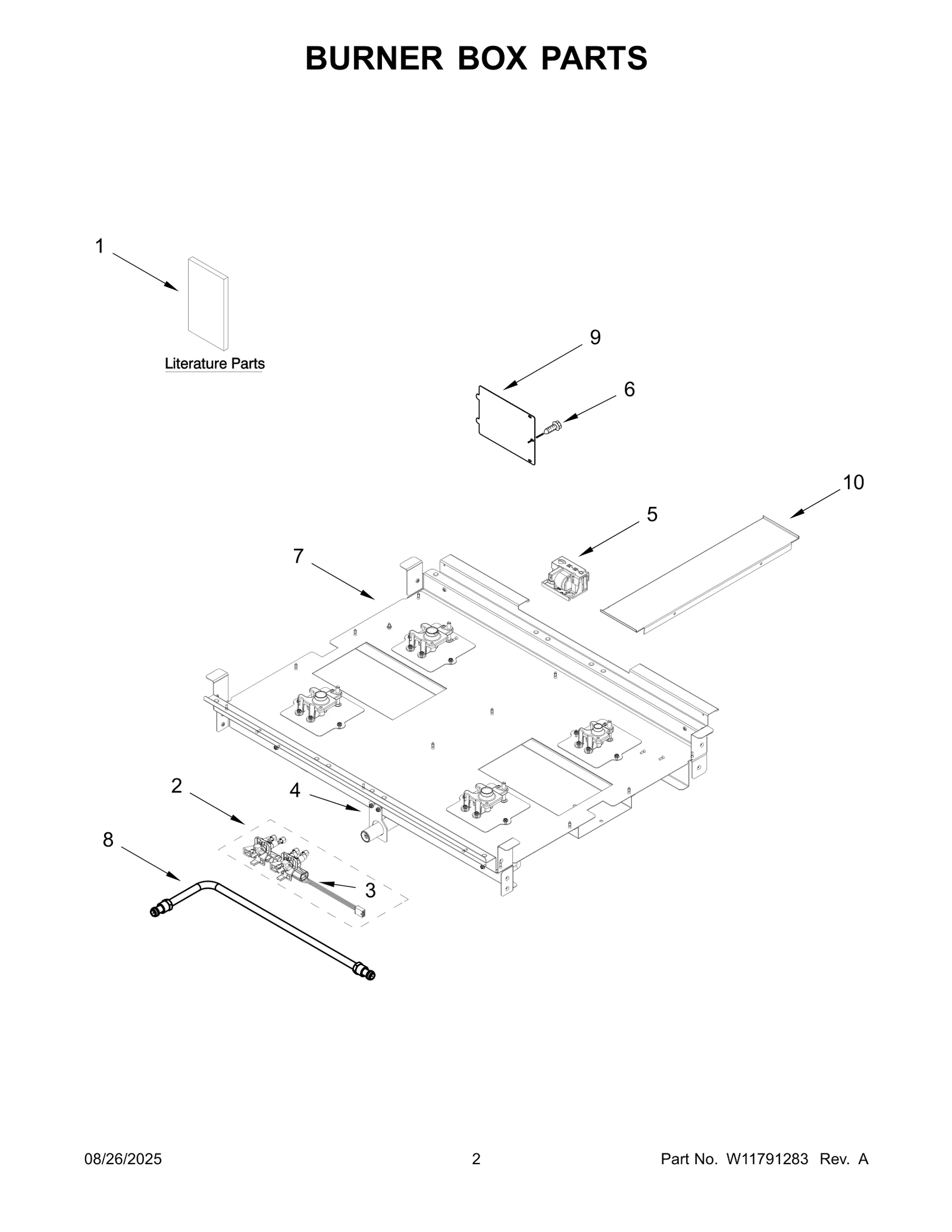 BURNER BOX PARTS