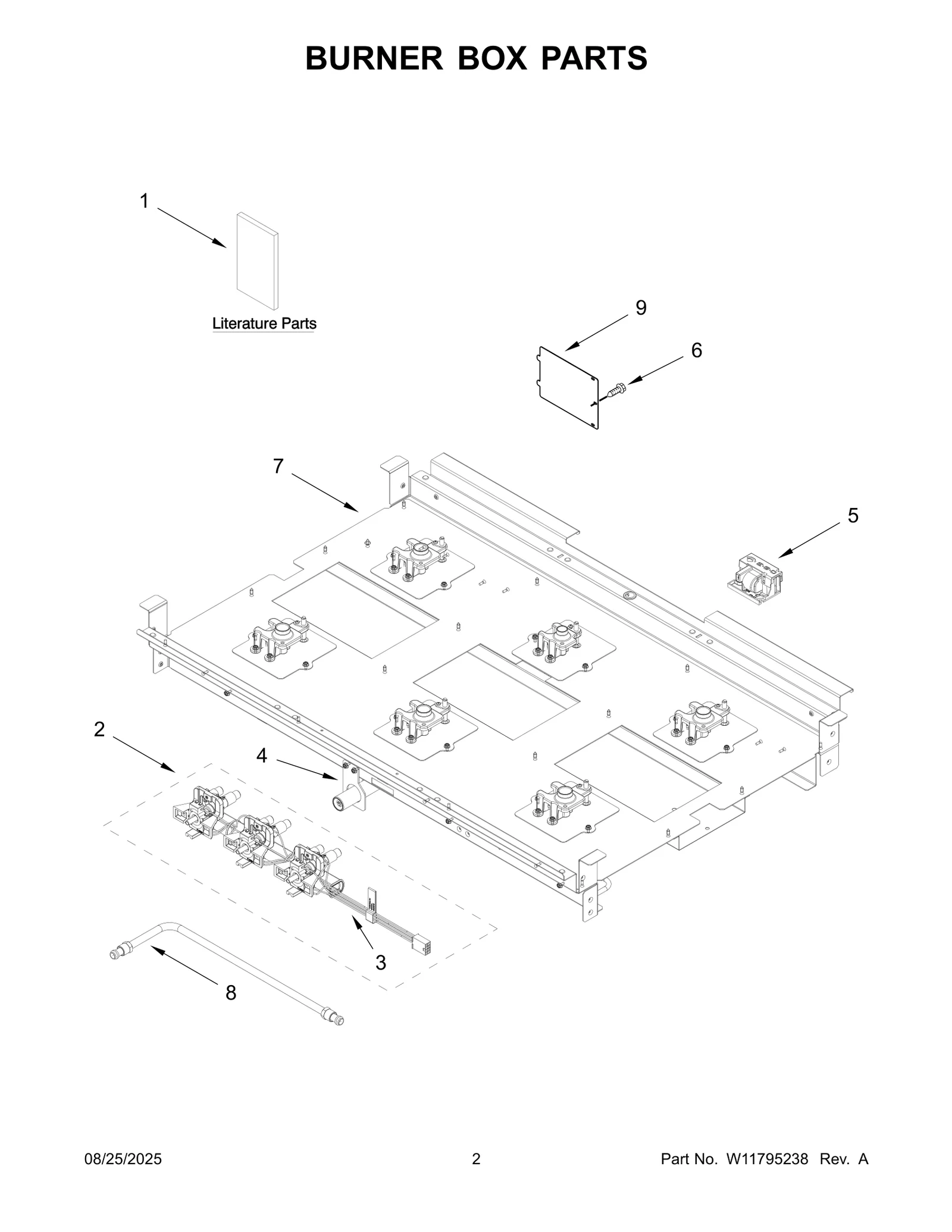 BURNER BOX PARTS