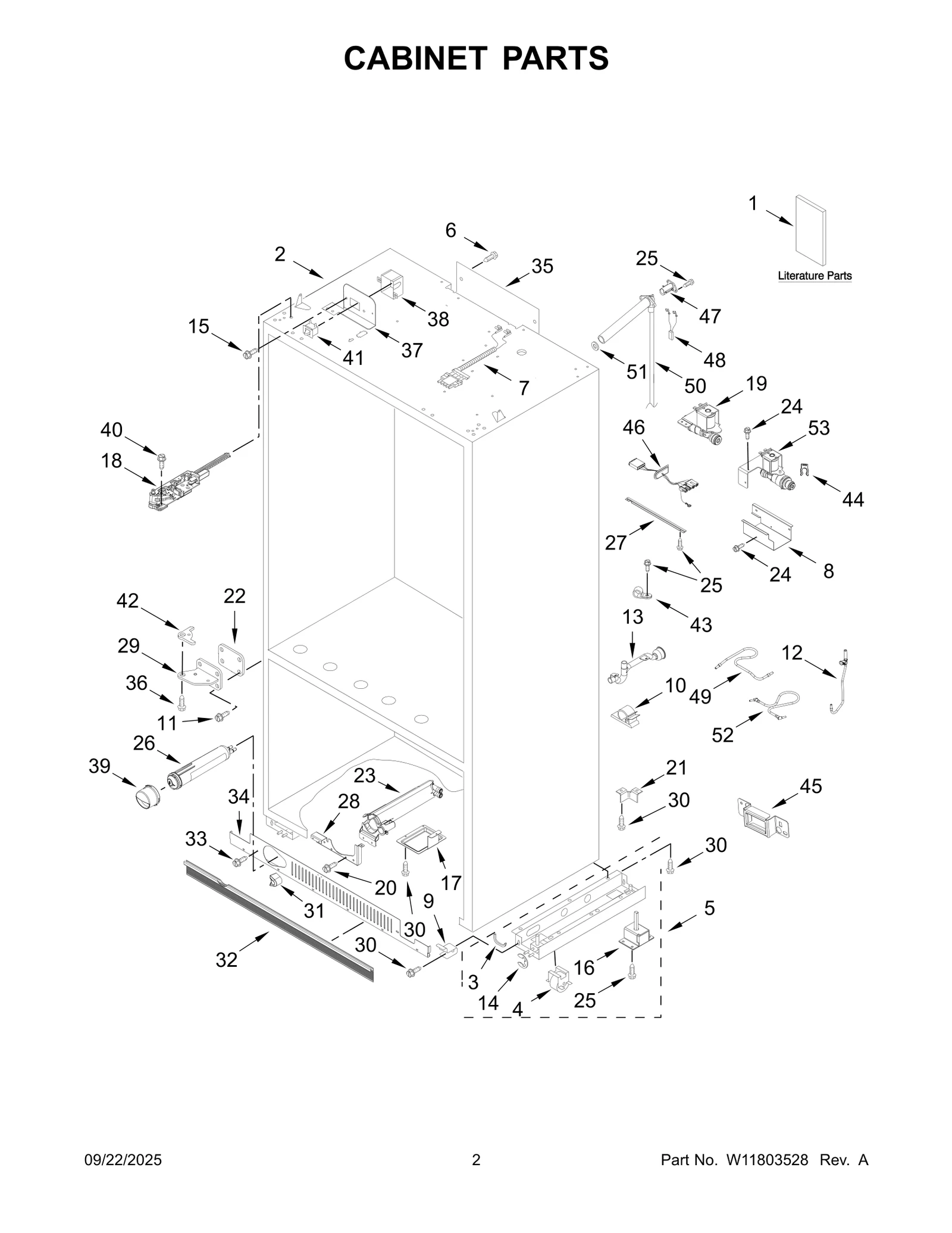 CABINET PARTS