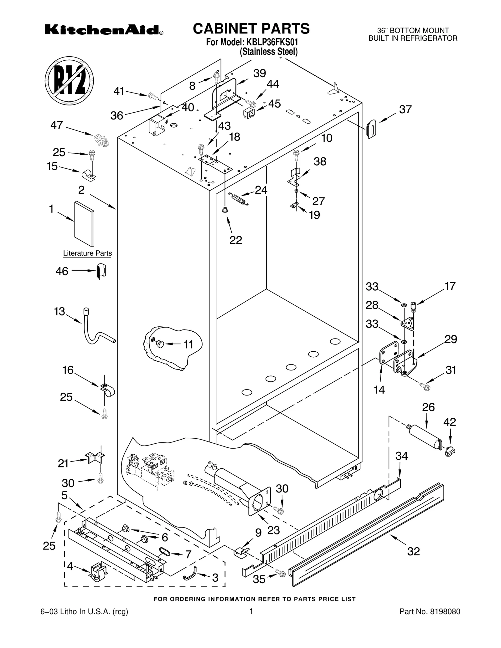 CABINET PARTS