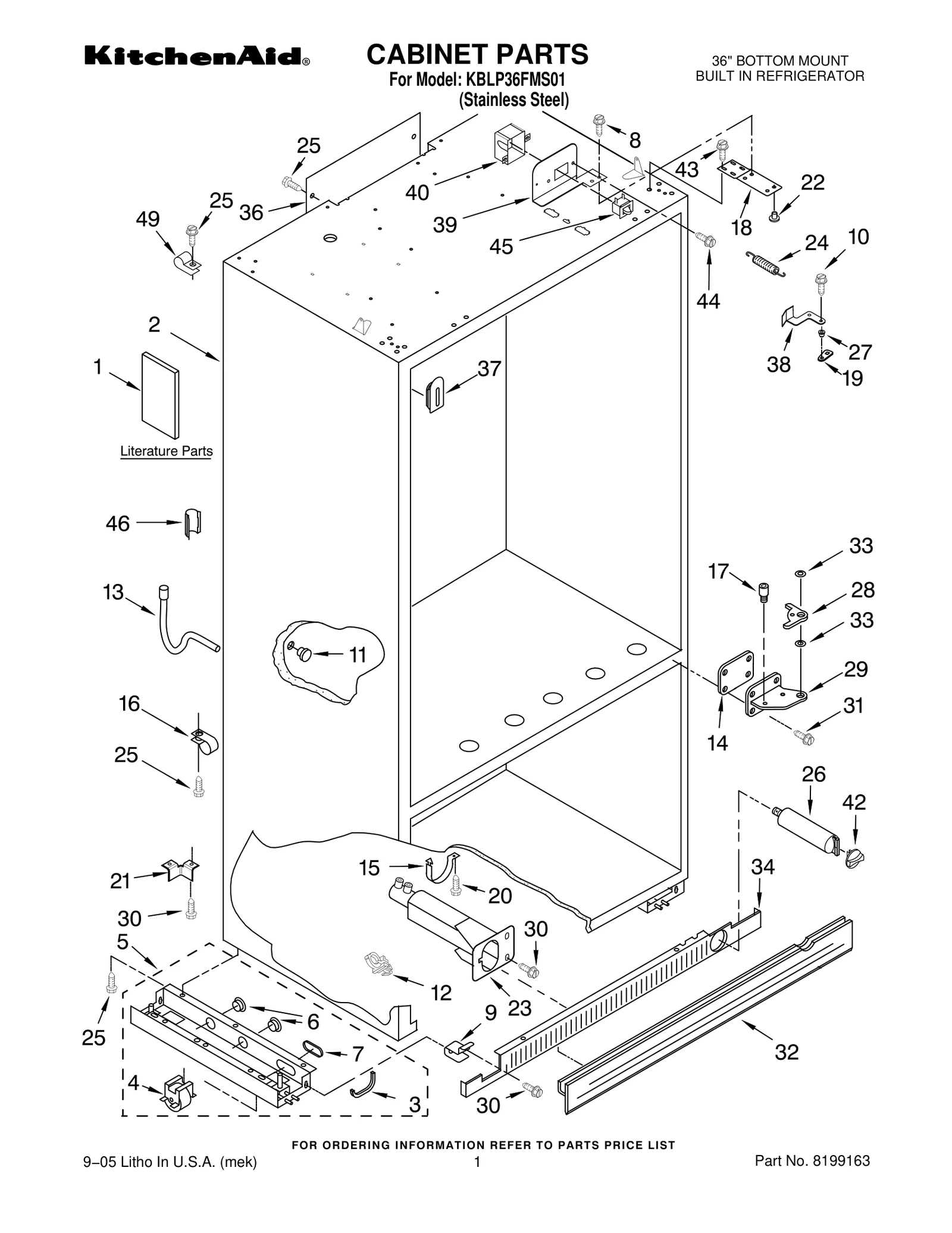 CABINET PARTS