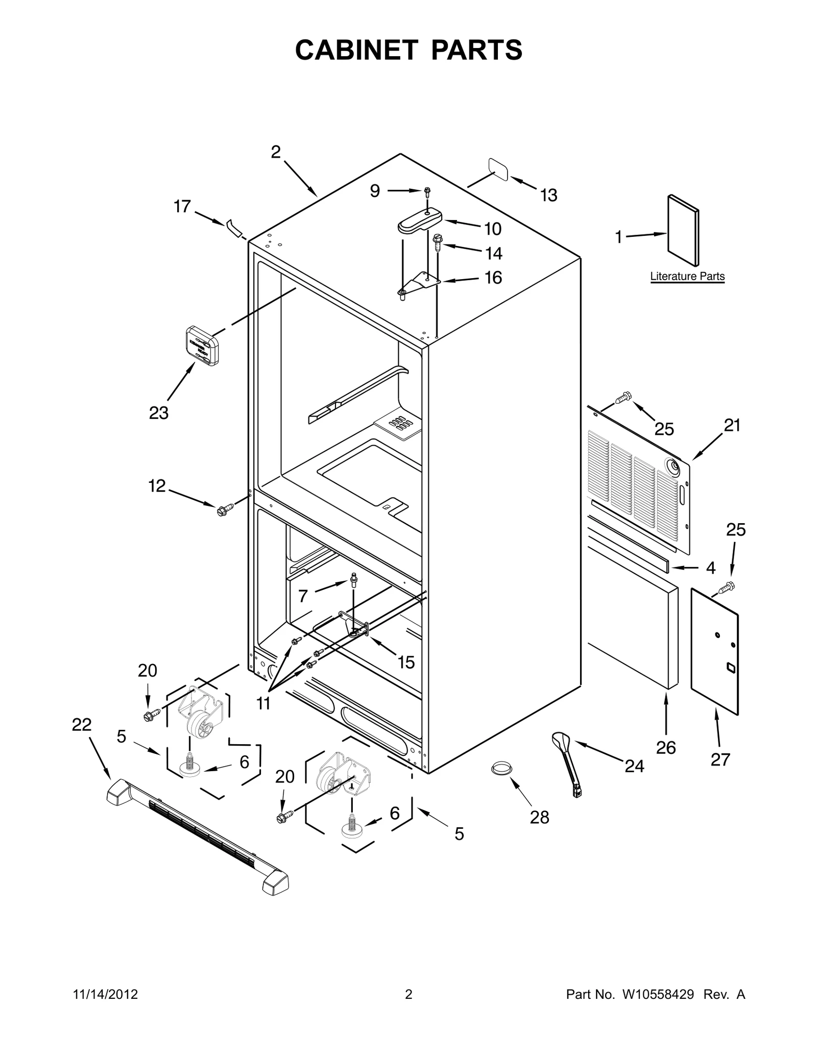 CABINET PARTS