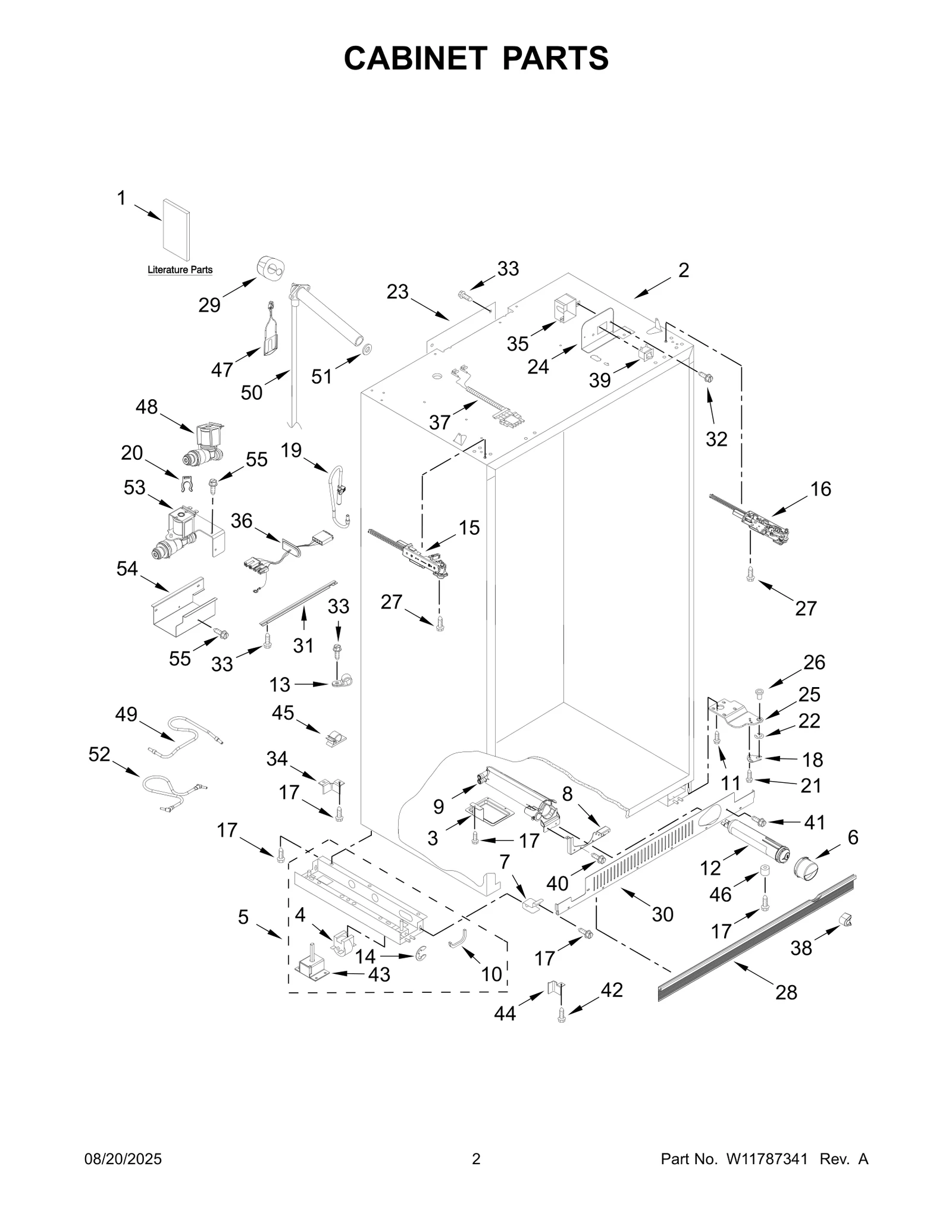 CABINET PARTS