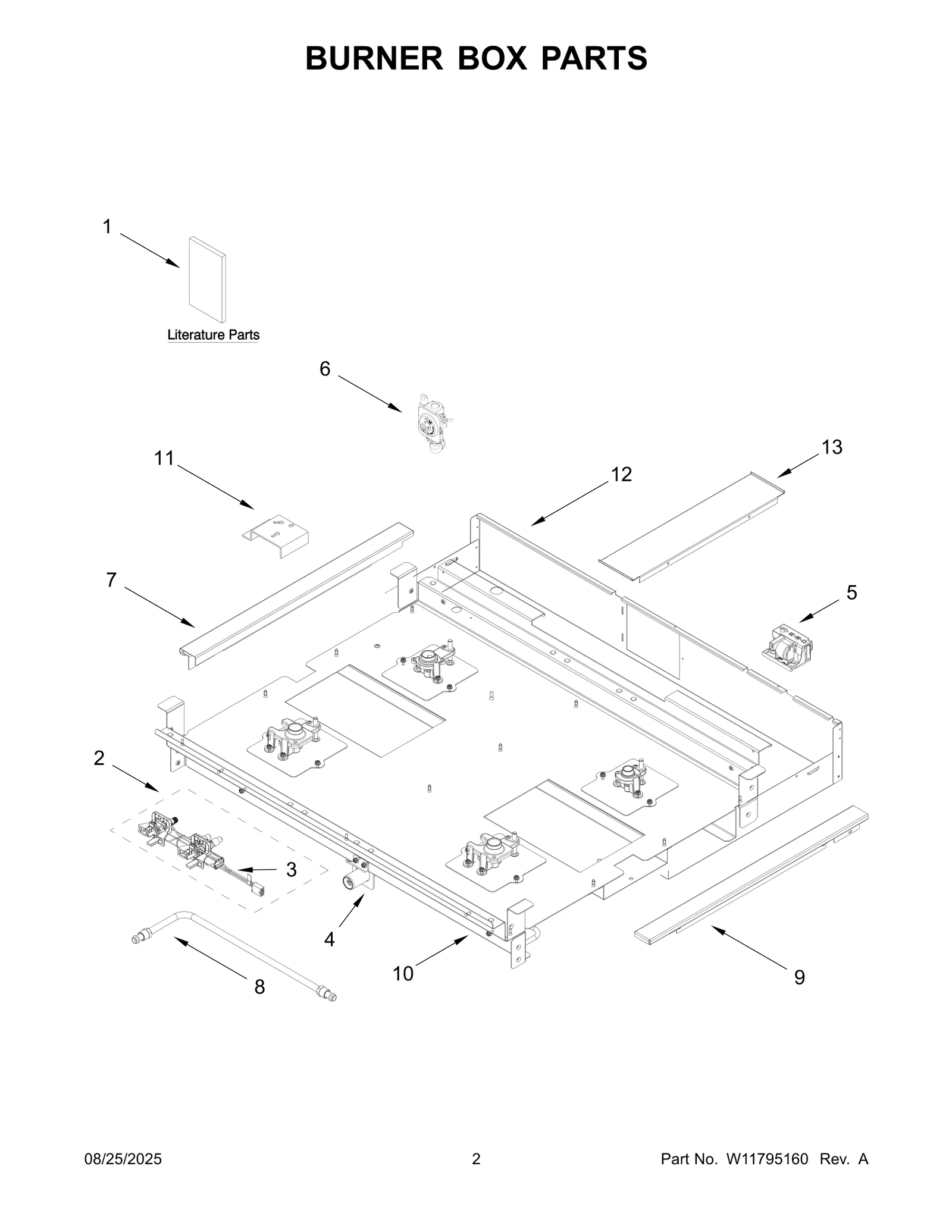 BURNER BOX PARTS