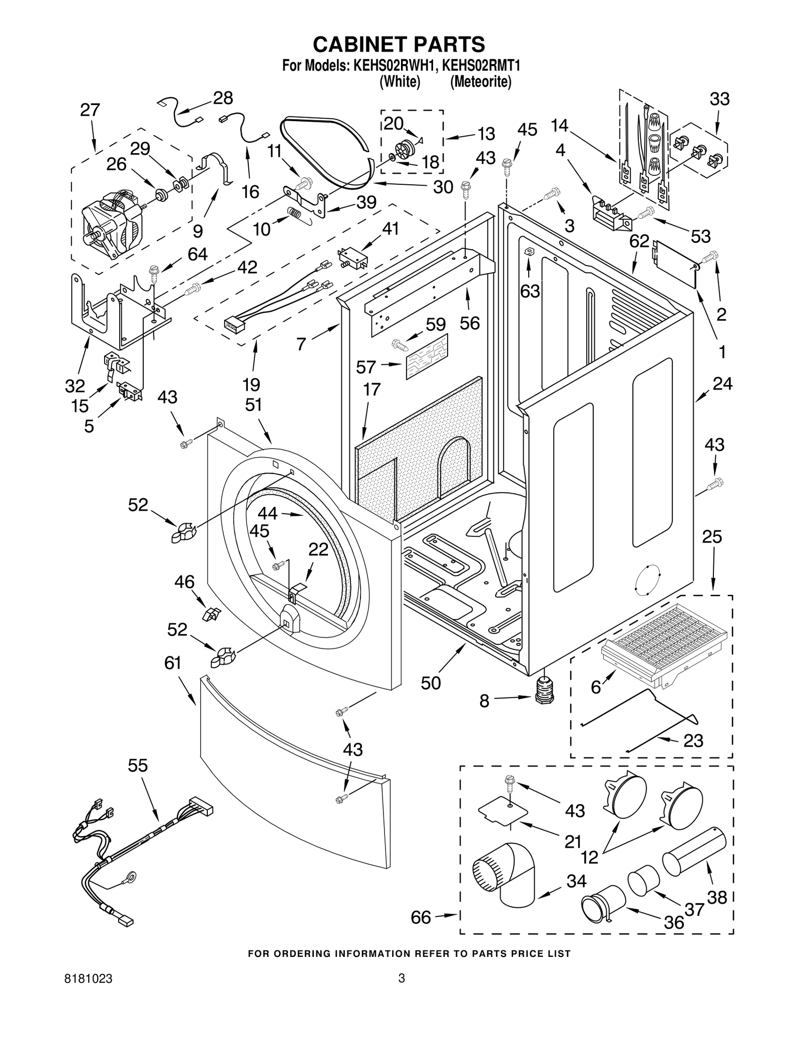 CABINET PARTS