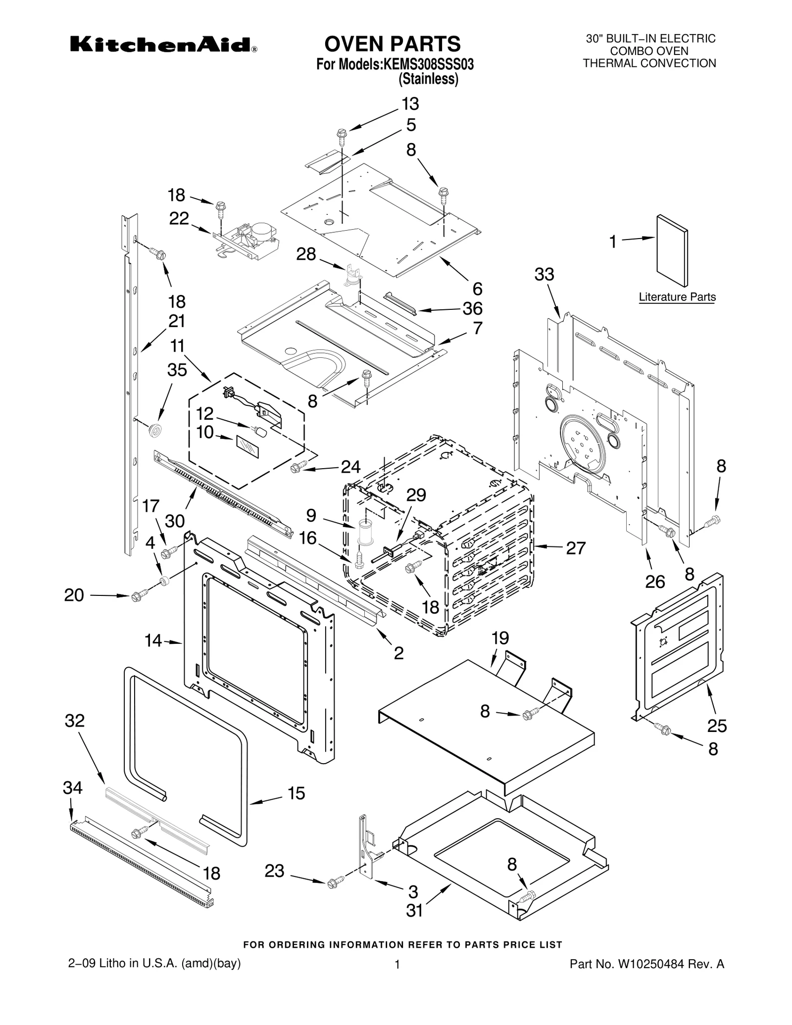 OVEN PARTS
