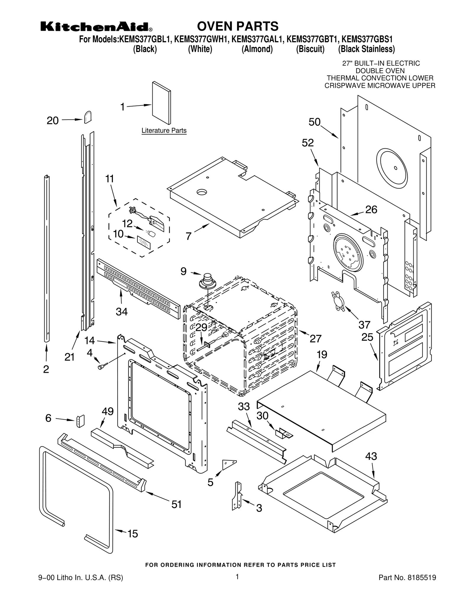 OVEN PARTS