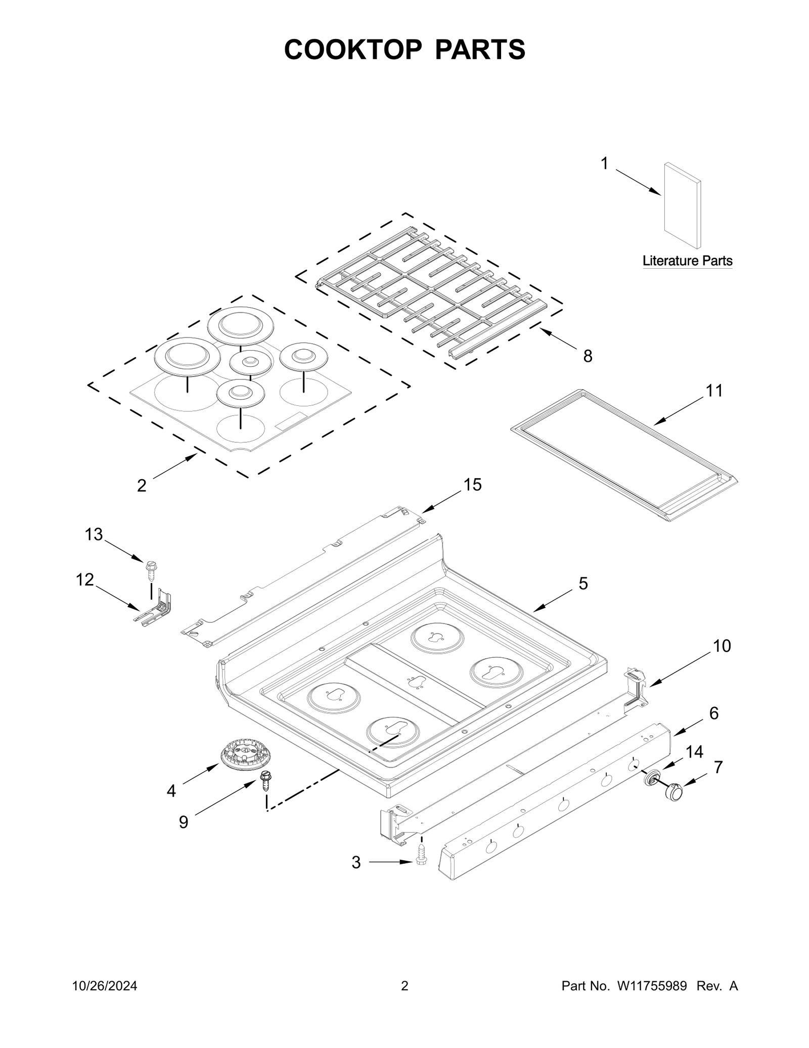 COOKTOP PARTS