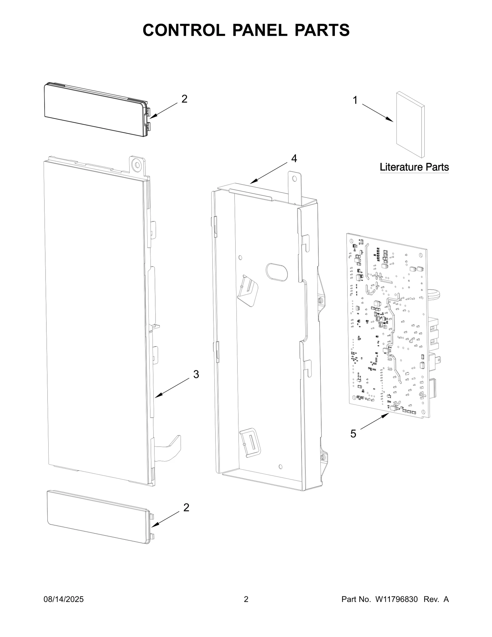 CONTROL PANEL PARTS