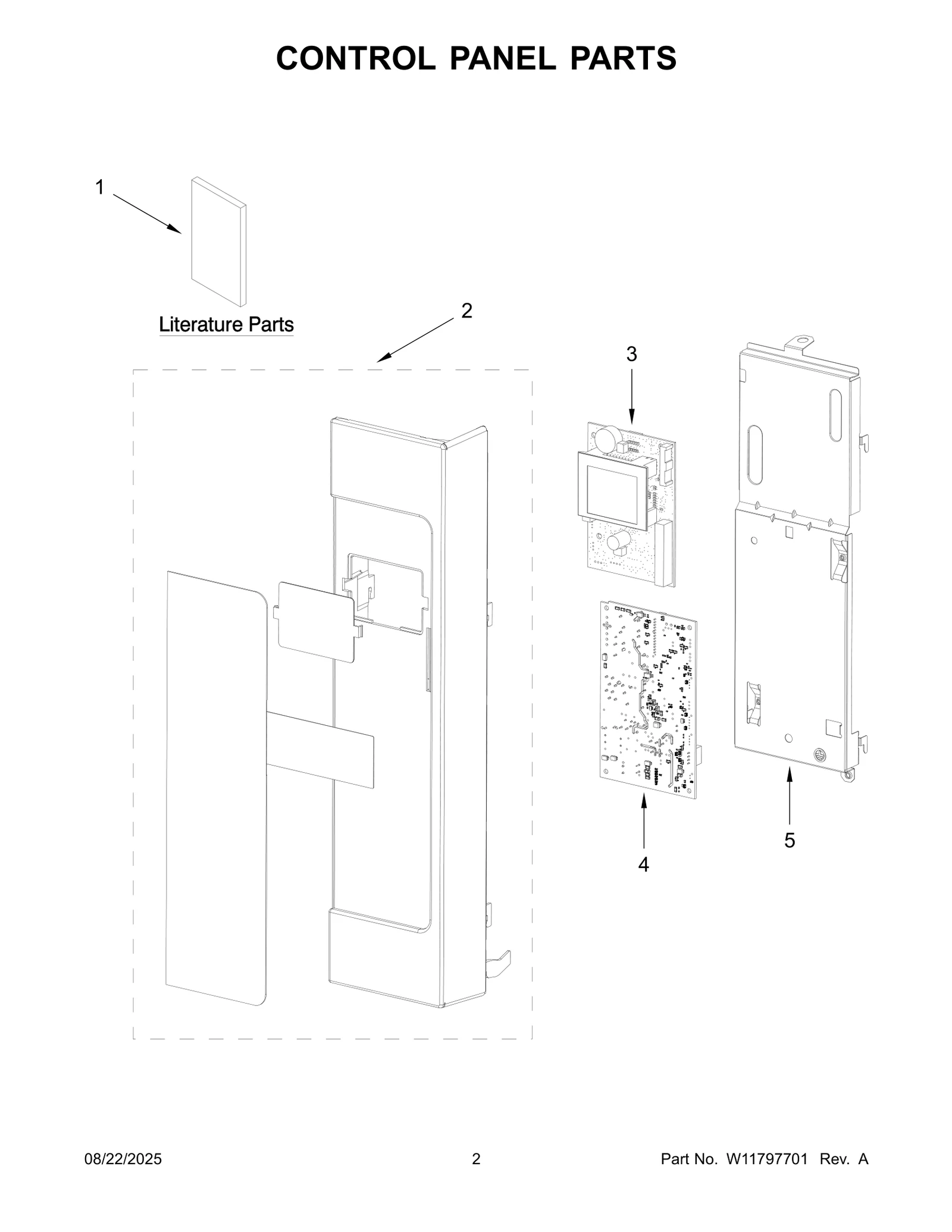 CONTROL PANEL PARTS